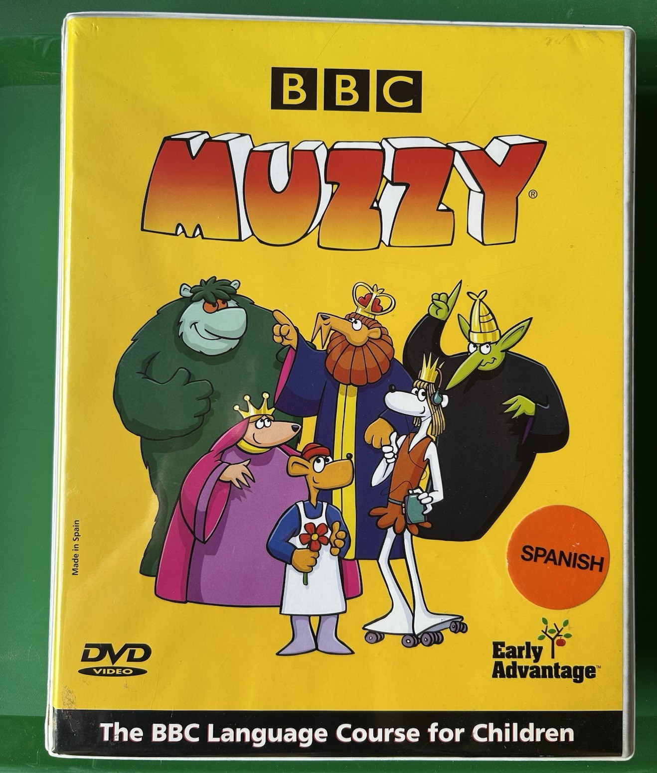 BBC Muzzy Spanish Language Course DVD Set for Children, English to Spanish