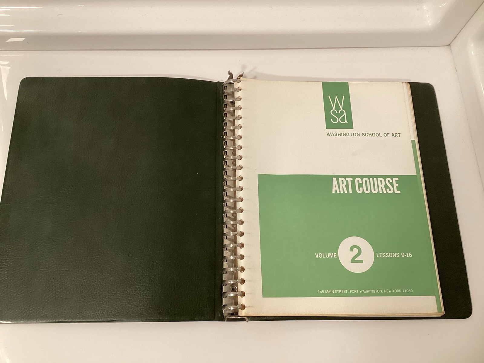 Washington School Art Blinder Lessons *1961 & 1958 Books Set College Classes Set