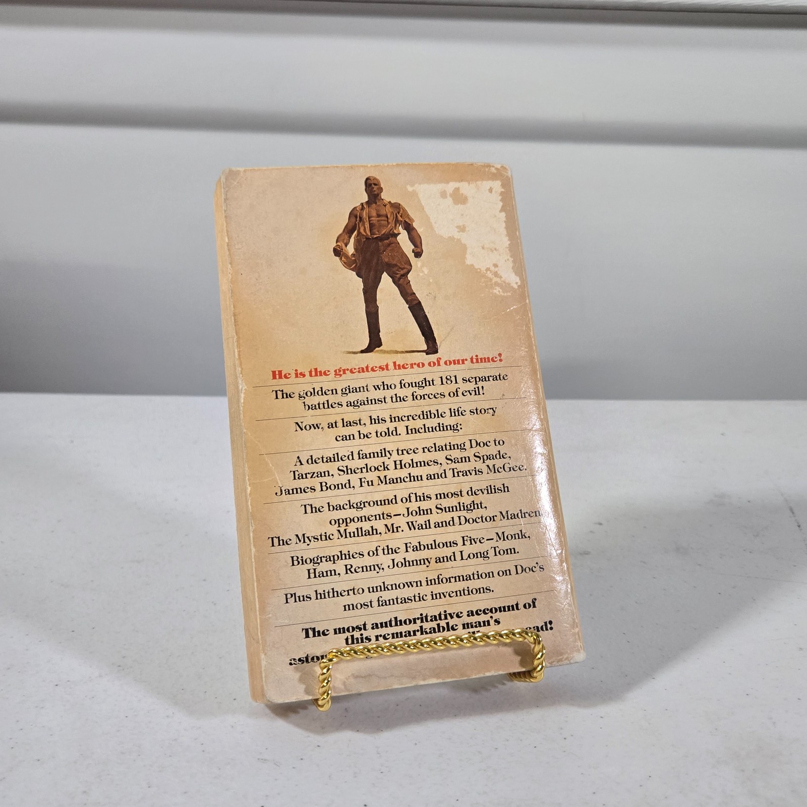 Doc Savage His Apocalyptic Life Philip Jose Farmer 1975 1st Bantam PB C1