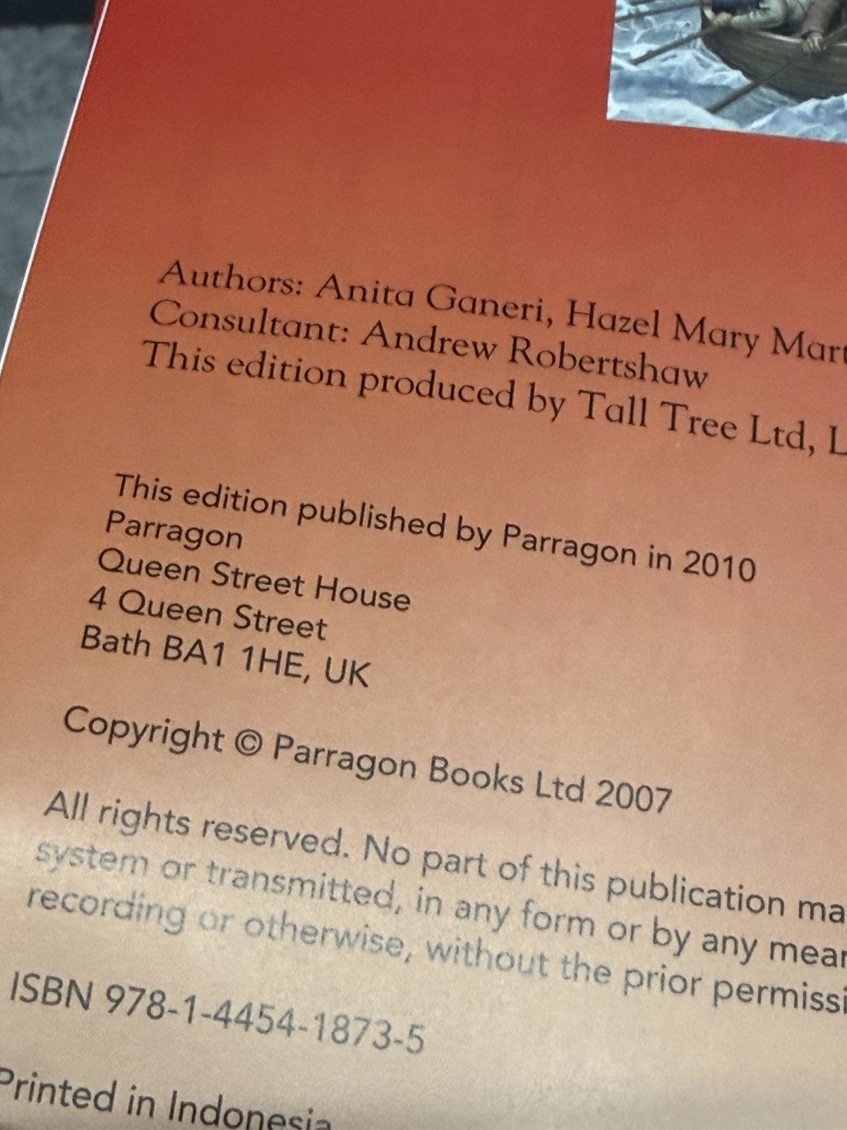Parragon Books edition of the Encyclopedia of World History