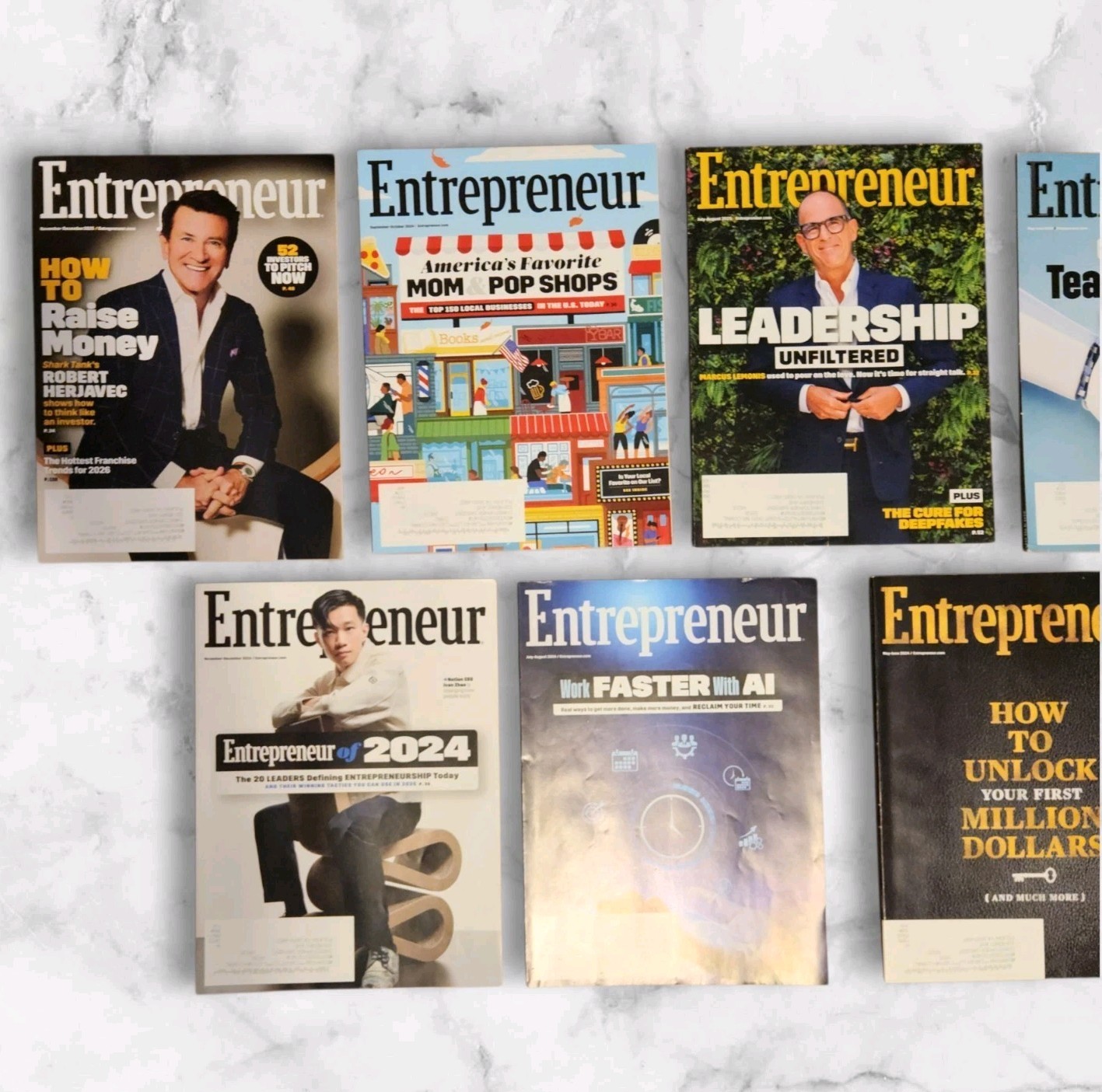 Entrepenuer & Forbes Magazine LOT of 14 2025/2024 & Special/Annual VG Subscript