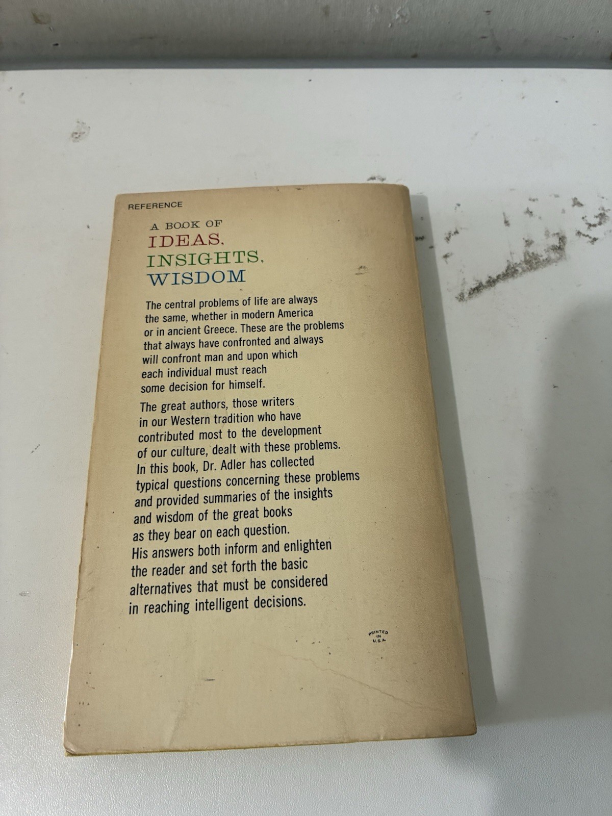 Great Ideas From the Great Books 8th Print 1969