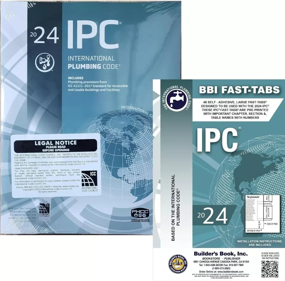 IFGC 2024 And IMC 2024 IPC 2024 Code with BBI Fast Tabs Builders ,Free Shipping
