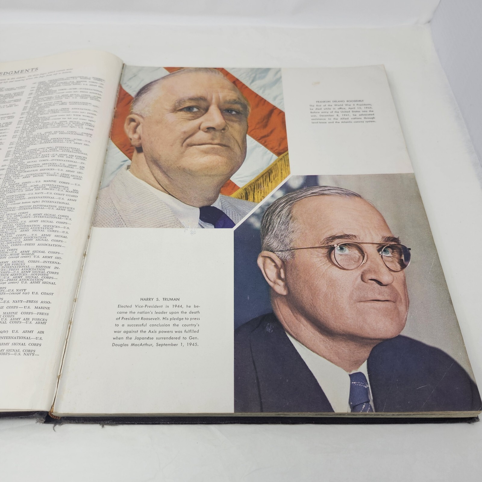 1946 Colliers Photographic History of World War II, 272 pages