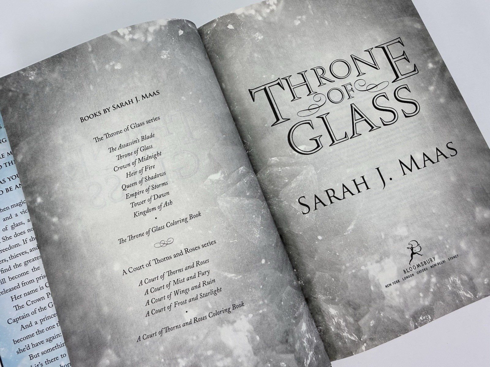 Throne of Glass Hardcover 1st edition 14th Printing Sarah J. Maas 2012
