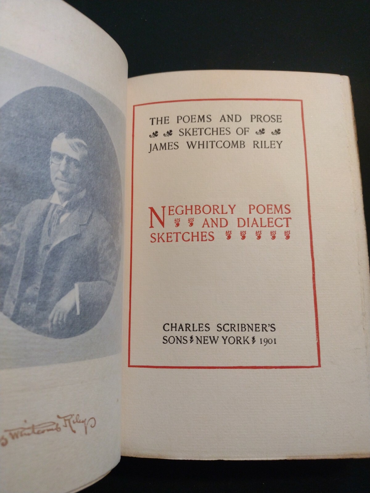 Works Of James Whitcomb Riley 12 volume set Charles Scribner’s Sons 1901-1902