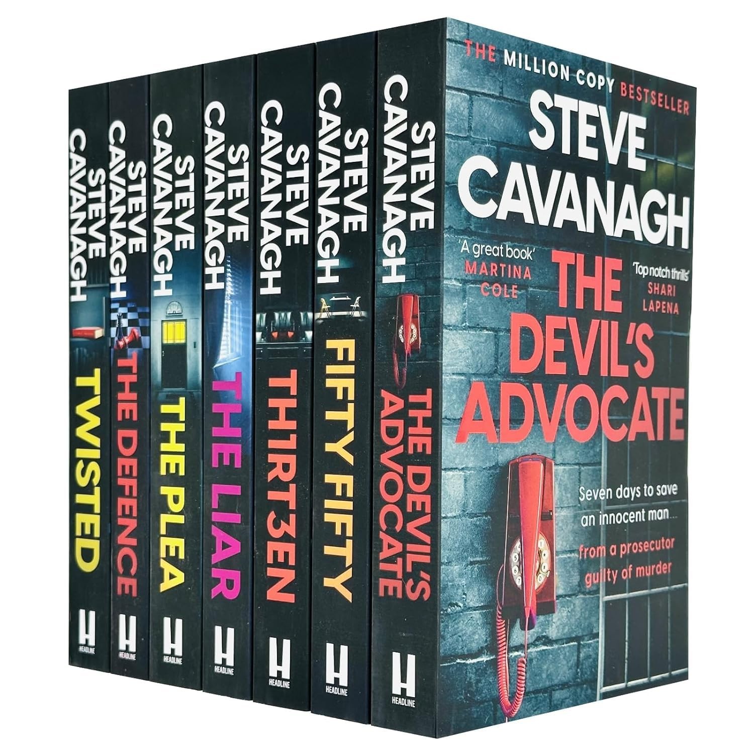 Eddie Flynn Series 7 Books Collection Set By Steve Cavanagh (Twis