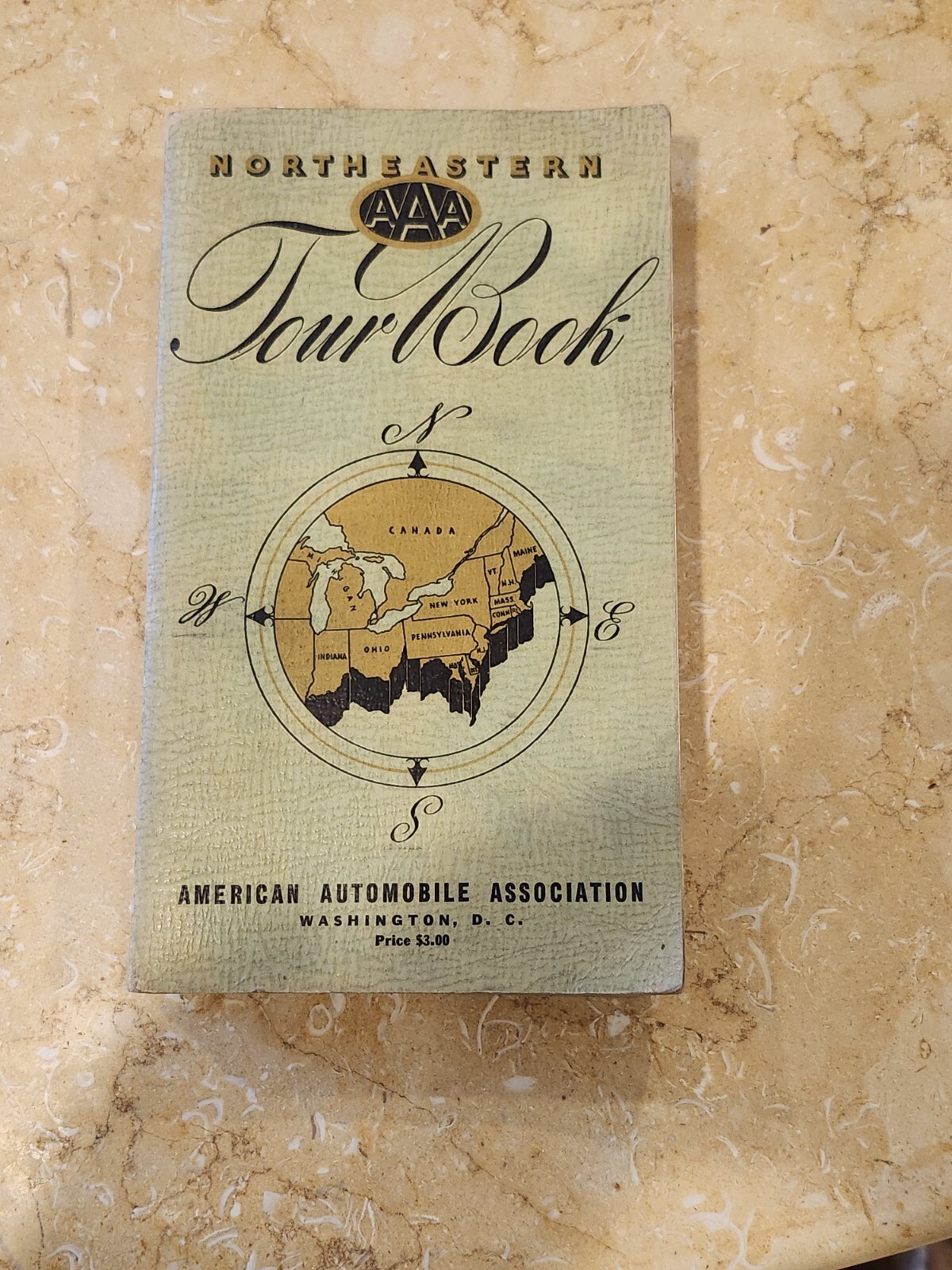 Northeastern AAA Tourbook 1941 edition. 656 pages