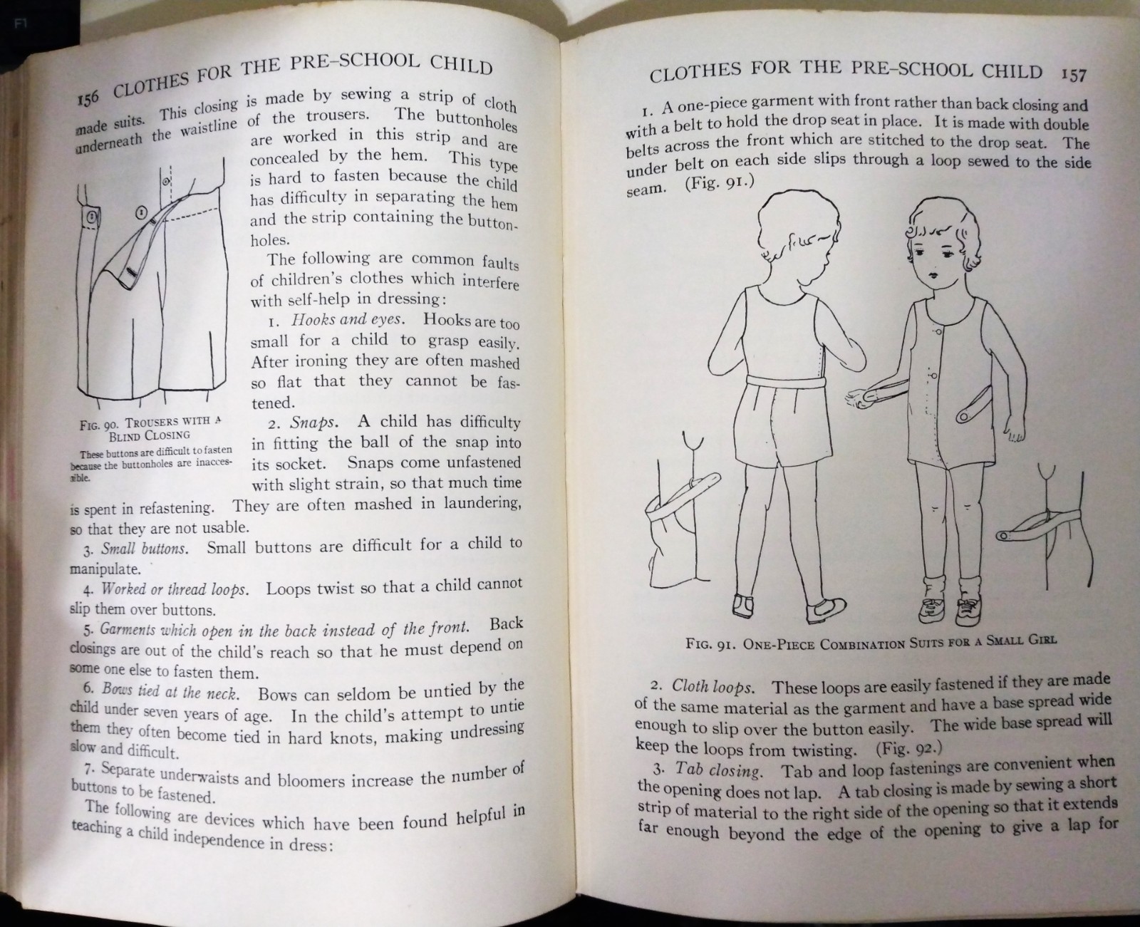 1937 home ec textbook FABRICS AND DRESS sewing, hardcover, 430 pages, pix