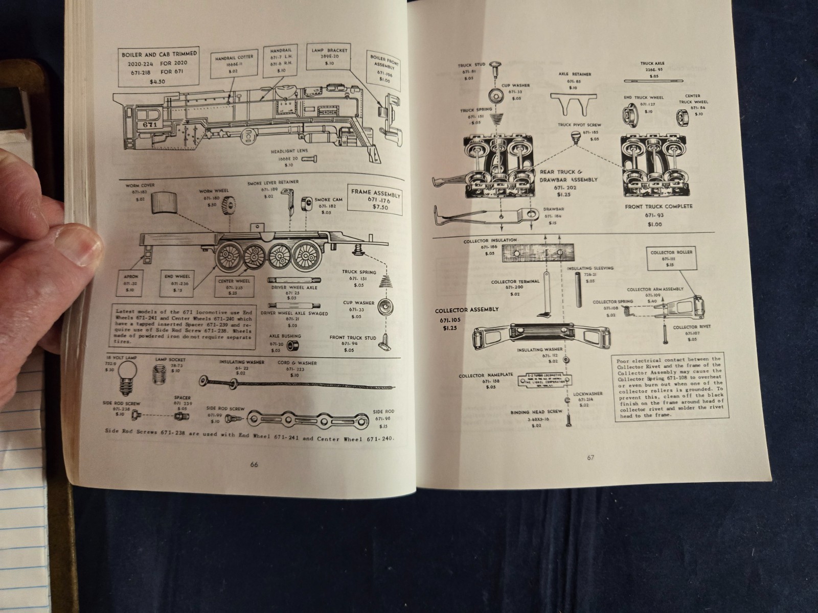 Lionel Trains-Repair & Operating Manual for Lionel Trains 1945-1969 736 pages