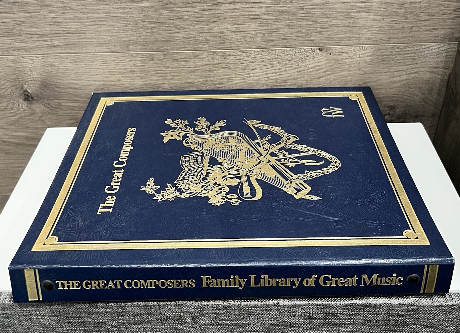 The Great Composers Funk and Wagnalls, INC w/Old World Photos Hardcover 12.25”