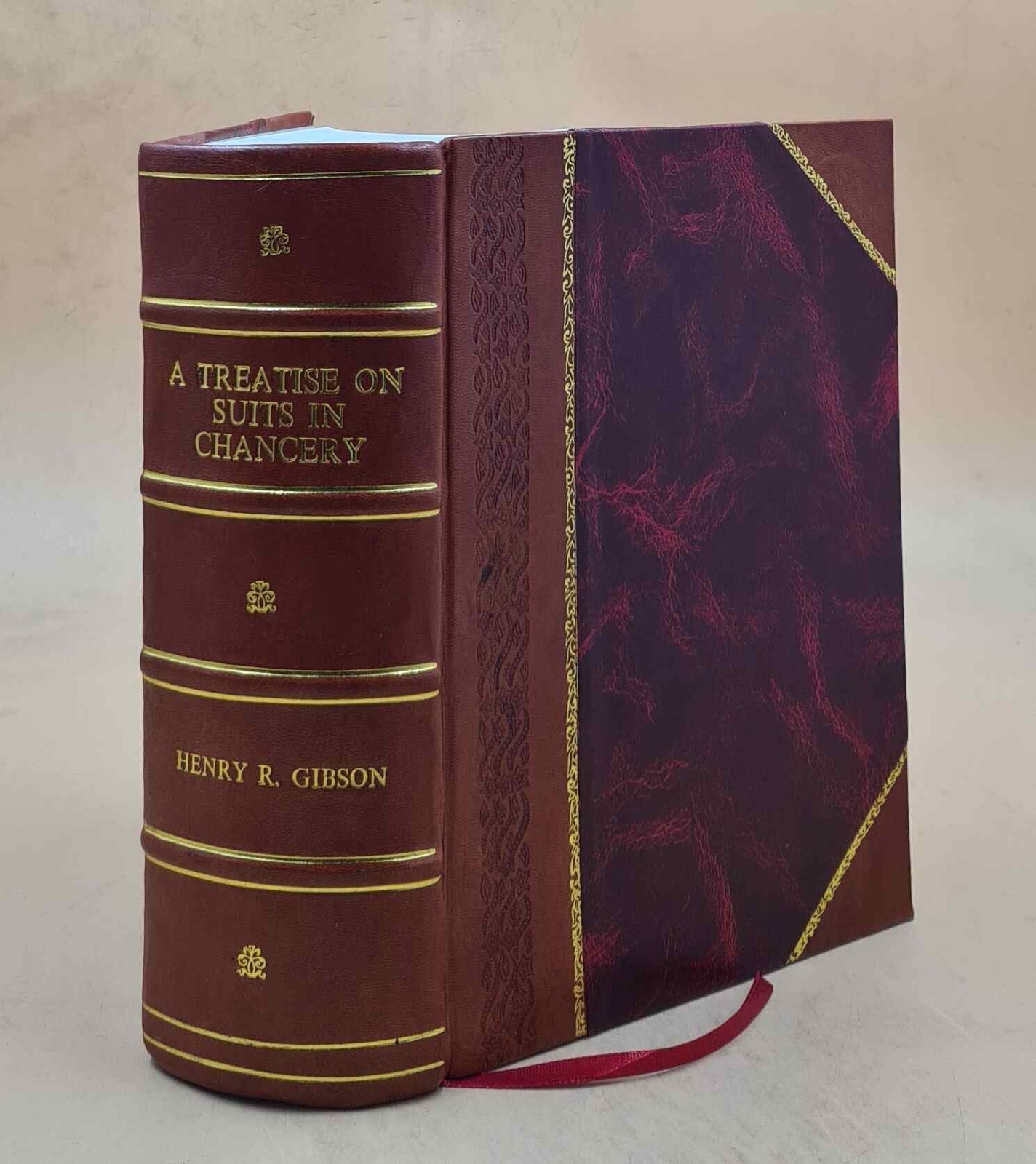 A treatise on suits in chancery setting forth the principles, Pl [LEATHER BOUND]