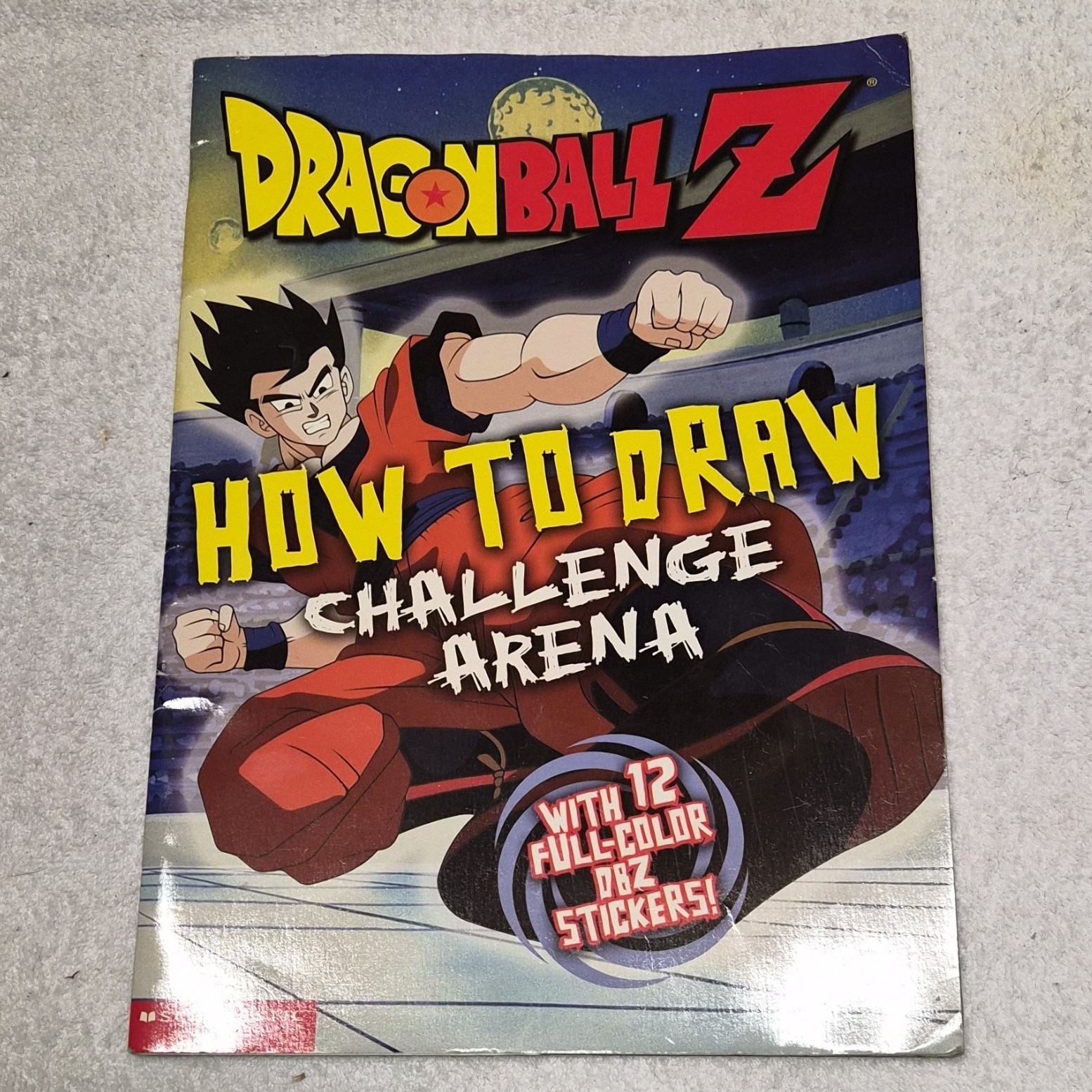 Dragon Ball Z How to Draw Challenge Arena Activity Book PB w/ Stickers 2003