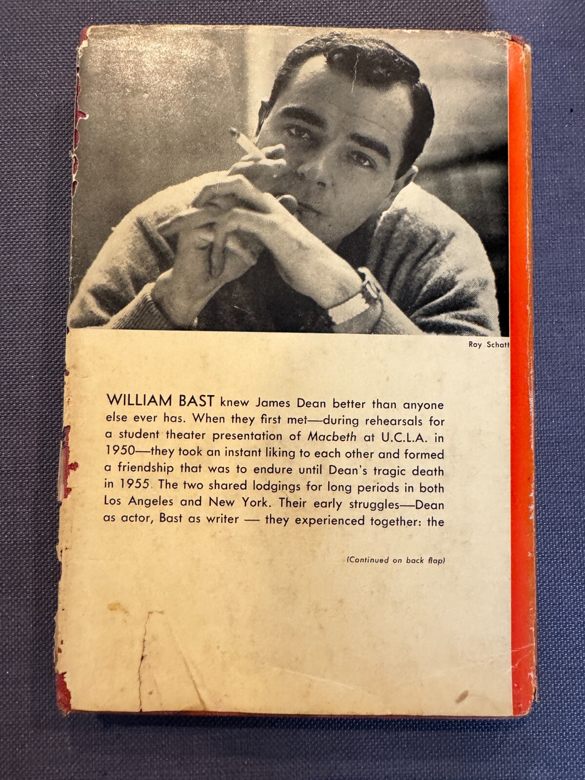 James Dean: A Biography by William Bast 1956 1st Edition Ballantine Books HC DJ