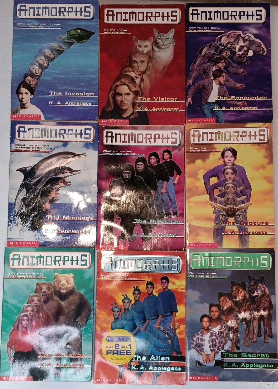 Animorphs Megamorphs Book lot K A Applegate paperback 45 Books 1-32 34 36 37 41