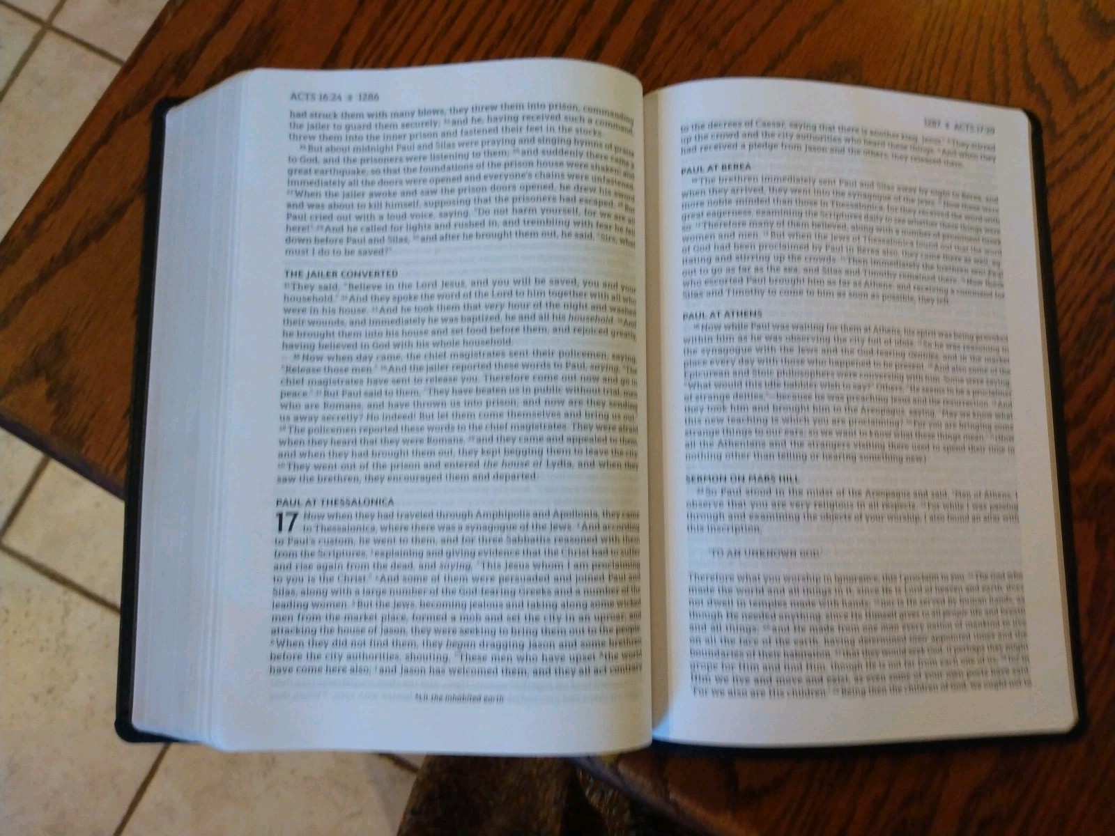 NASB Thinline Bible 1995 Text LARGE PRINT~ retail $54.99~ Black Leathersoft
