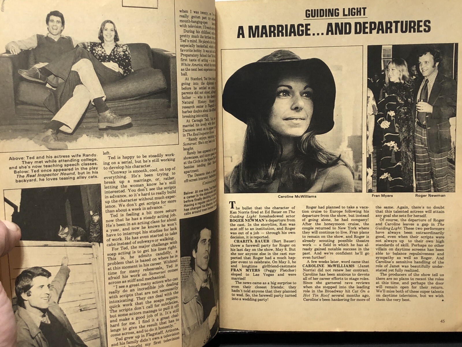 Daily Tv Serials Magazine Sept 1977 Christopher Reeve Pam Peters Susan Flannery