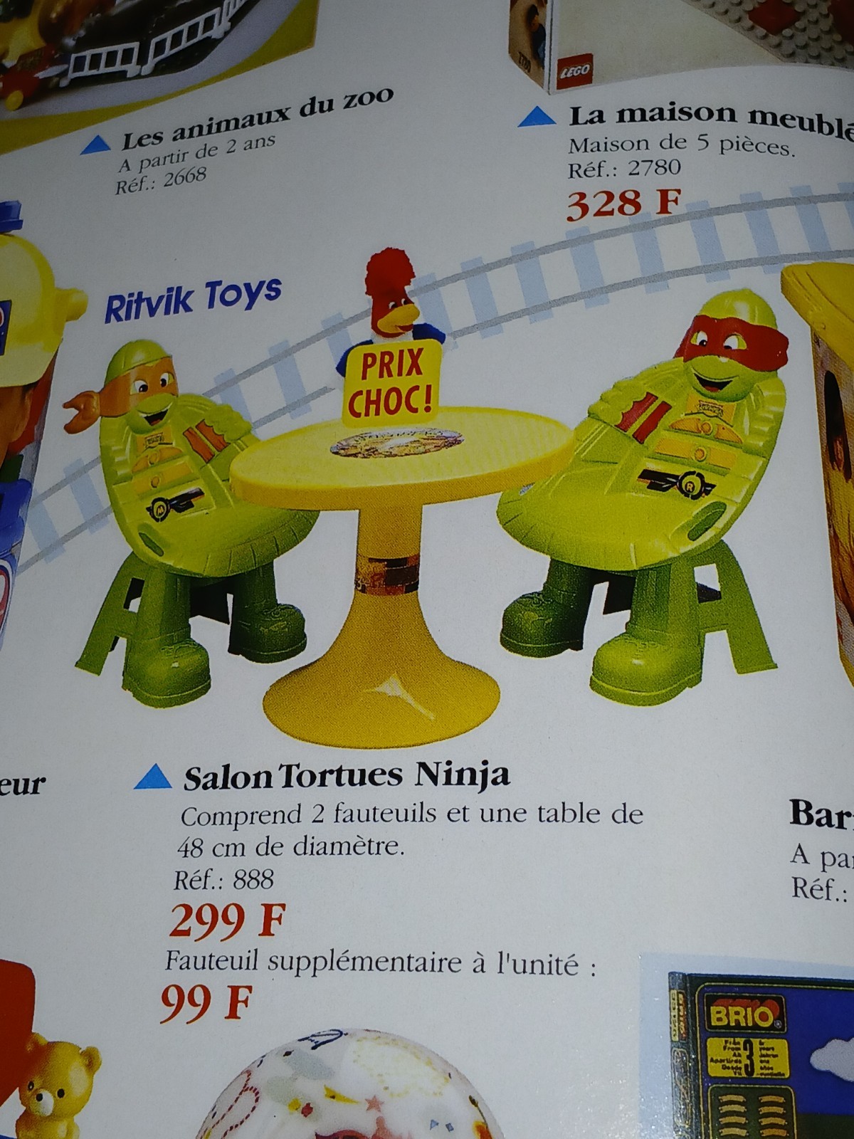 1991 Le Train Bleu Full Size Toy Catalog Full TMNT Toy Line Loaded 47 Pages