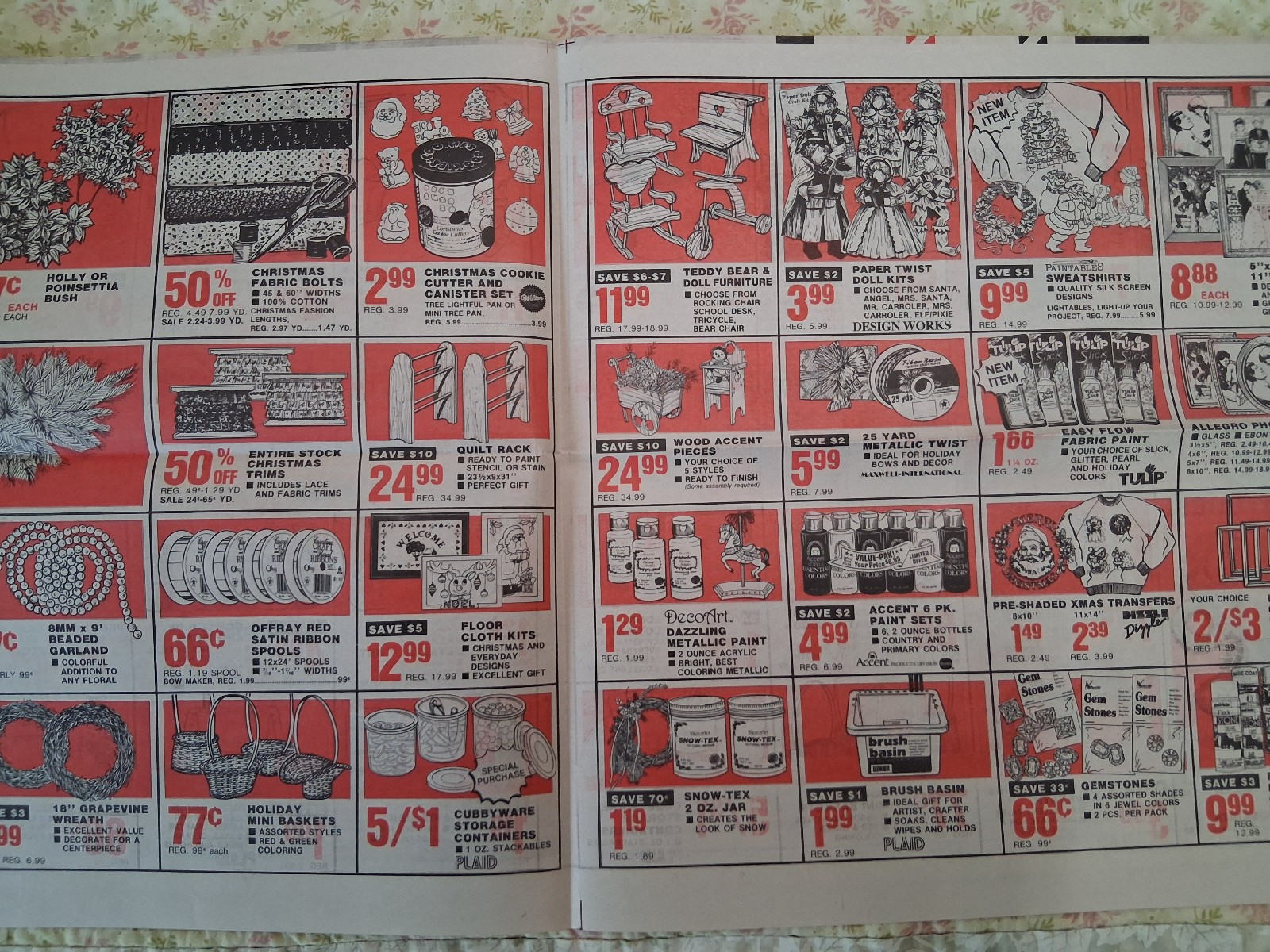 Vintage Ames Department Store Weekly Newspaper Flyer After Thanksgiving Craft Ad