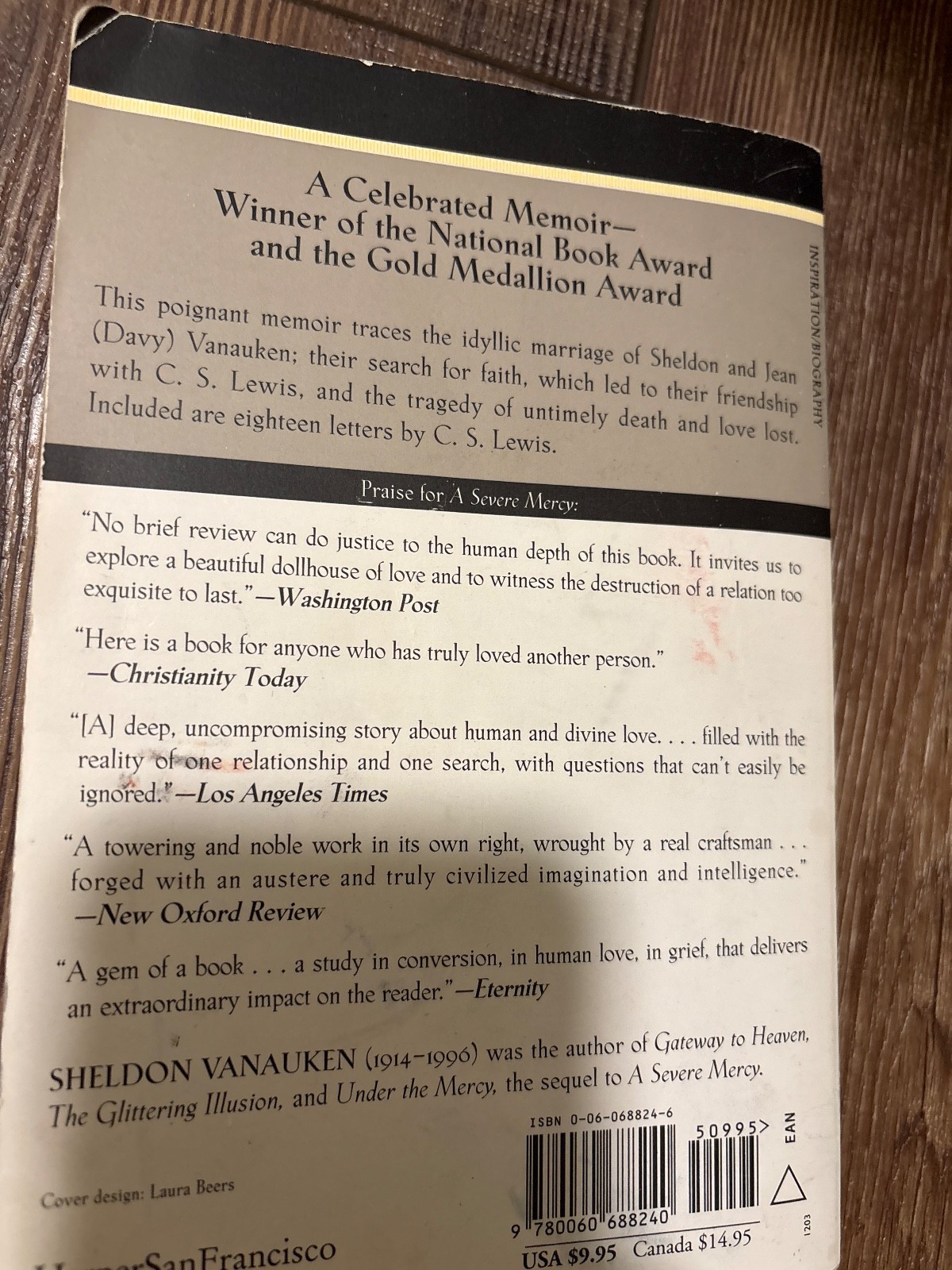 A Severe Mercy by Sheldon Vanauken with eighteen letters by C.S. Lewis