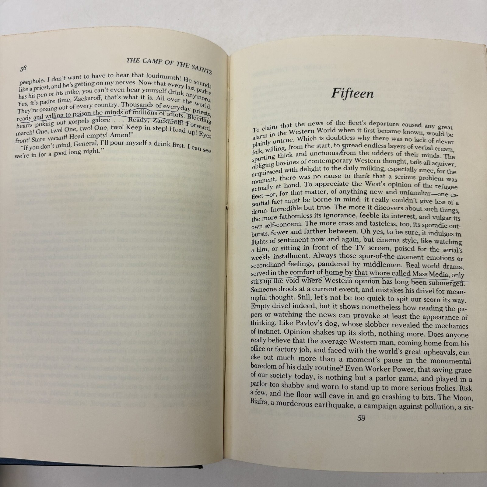 Jean Raspail / THE CAMP OF THE SAINTS 1st Edition 1975