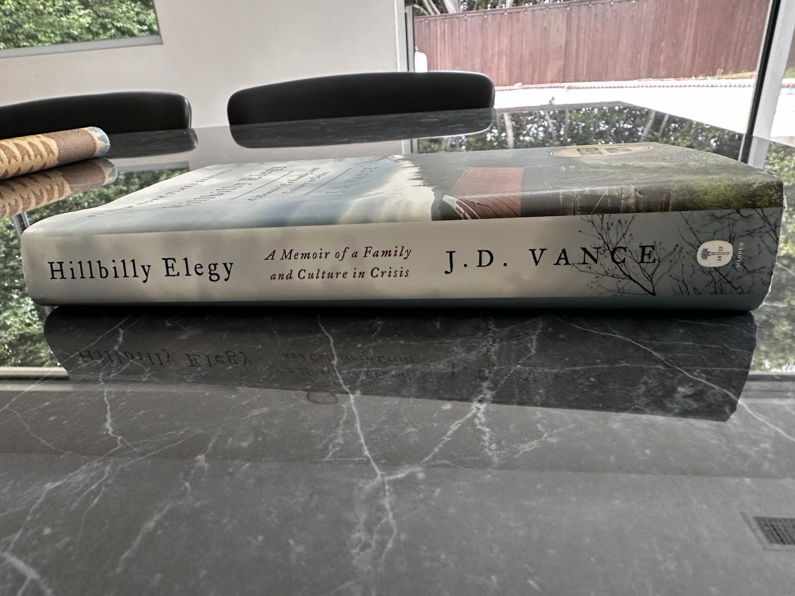 J.D. Vance Hillbilly Elegy Signed 1st Ed Hardcover w/ Dust Jacket (2016)