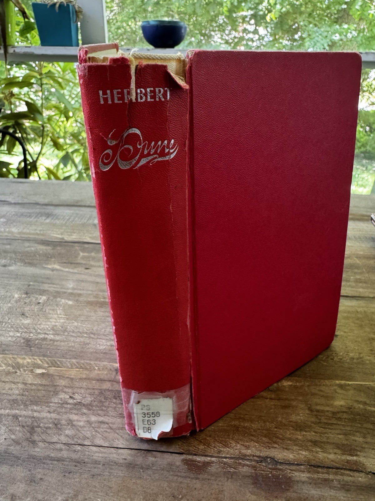 Frank Herbert Dune Hardcover Book Club Edition (BCE) 47M Gutter Code Reading Cop