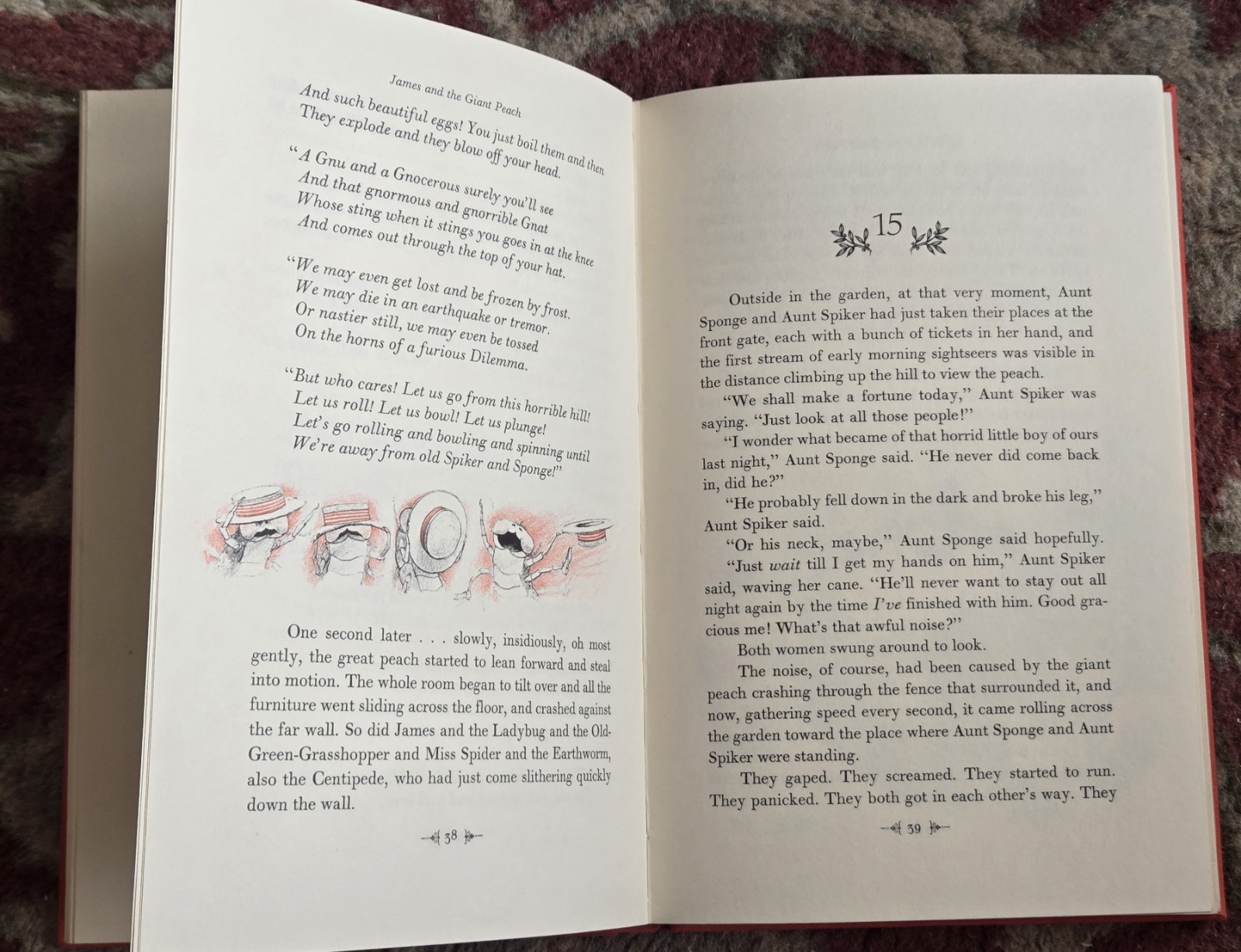 1961 JAMES & THE GIANT PEACH ROALD DAHL 1st Ed HCDJ
