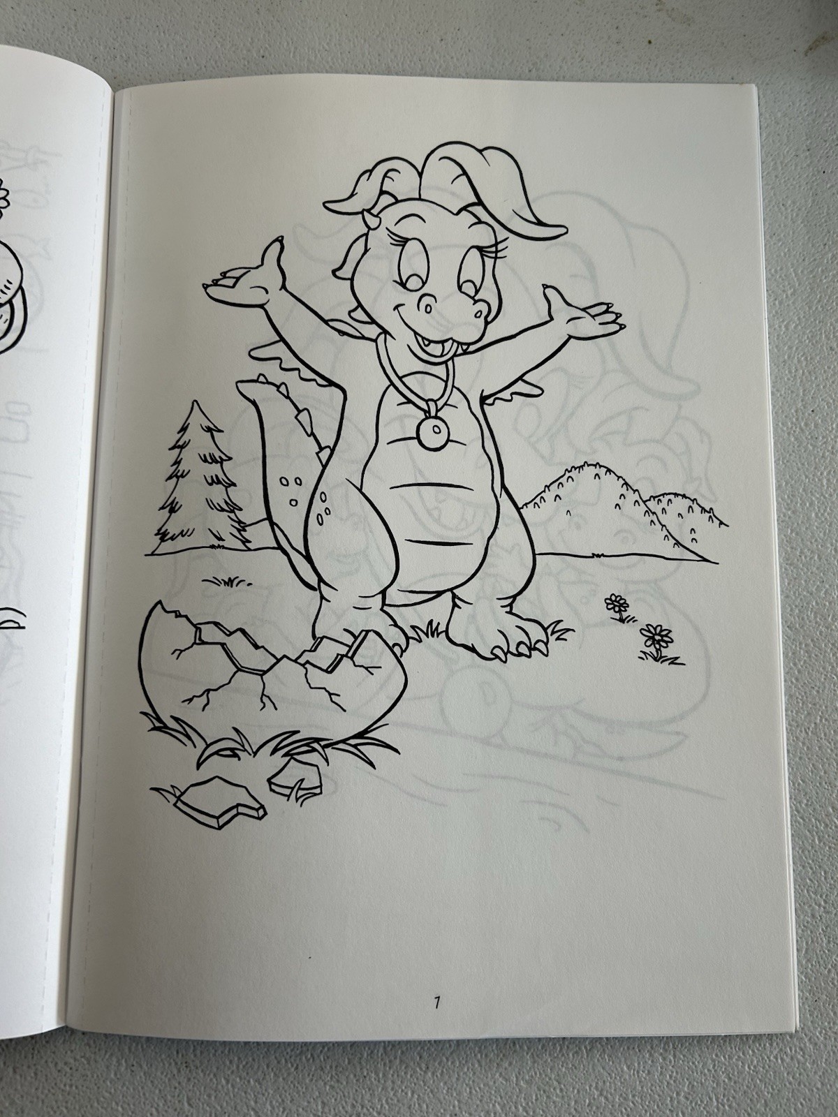 VTG Dragon Tales Cassie’s Baby/sitting Coloring Sticker Cut Out Doll Y2K CLEAN