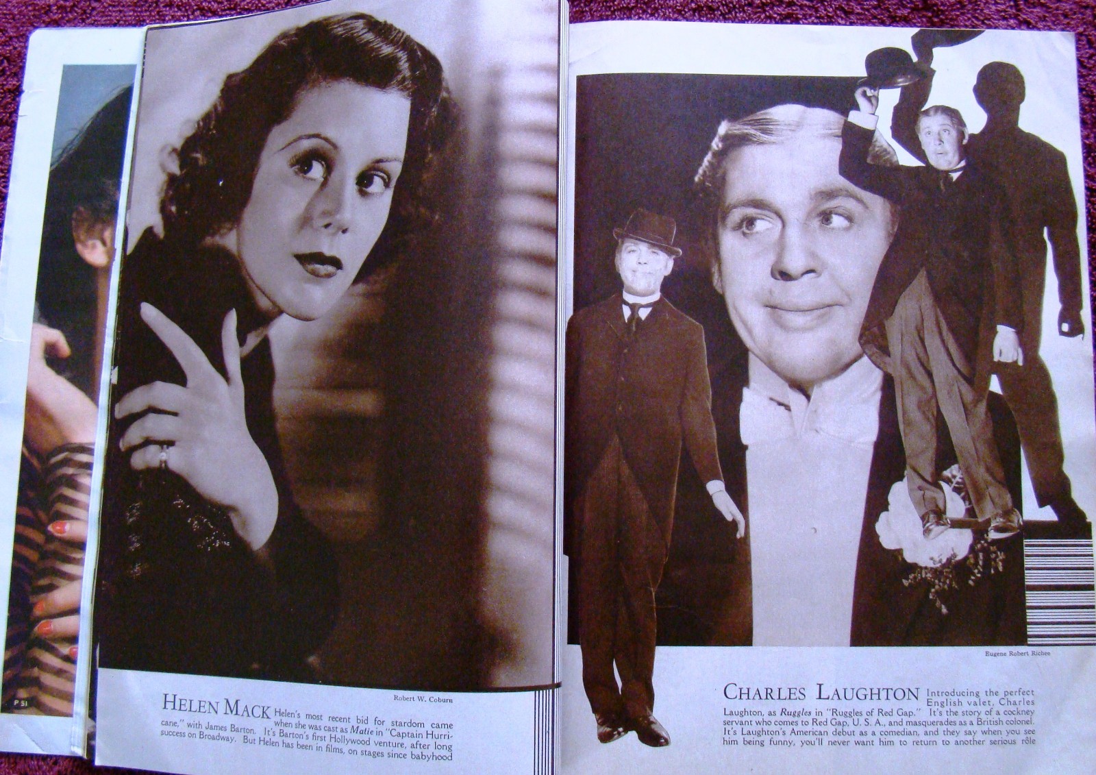 SHADOPLAY (4/35) with G. Raft, C. Lombard cover movies Harlow J. Bennett Mack