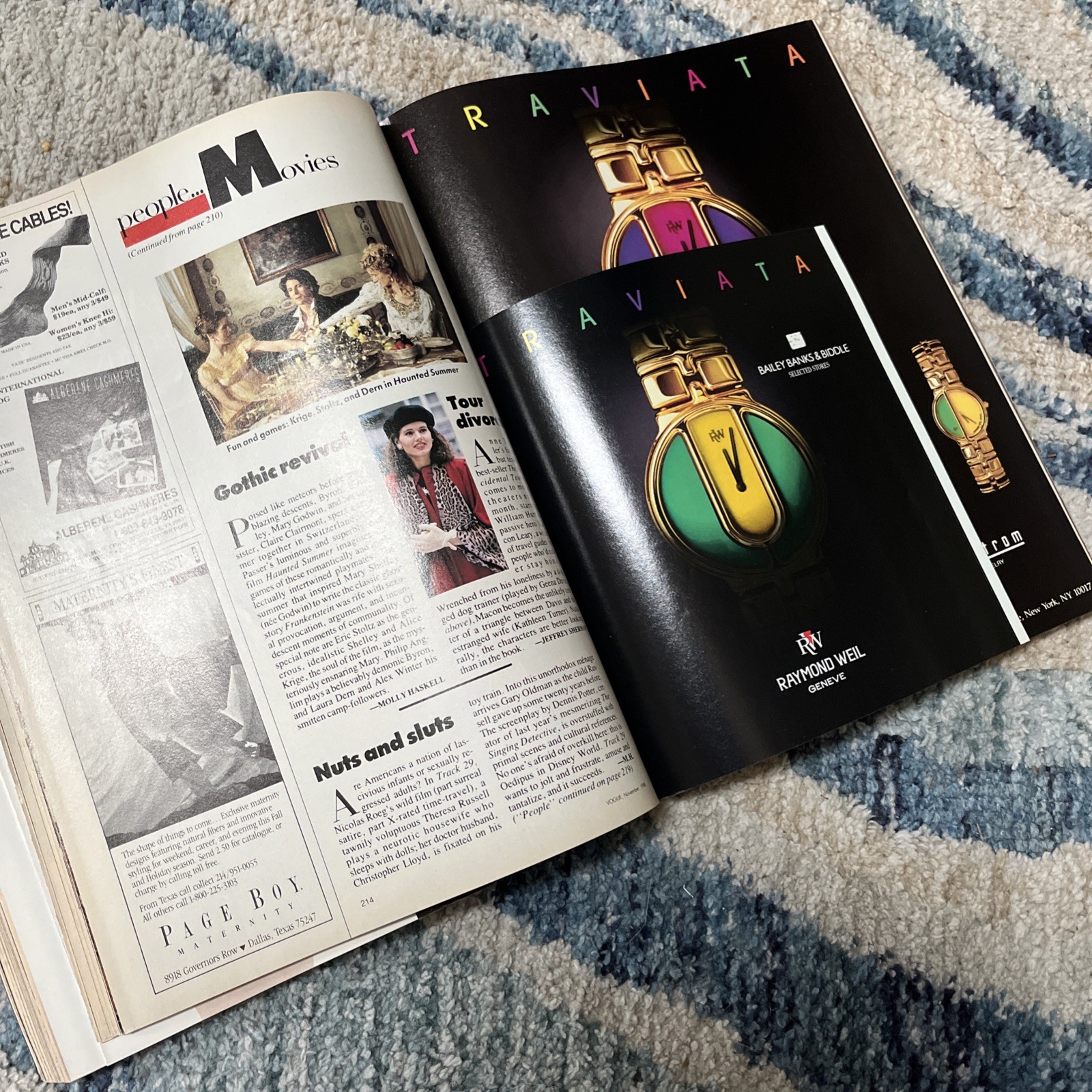 VTG Rare Vogue November 1988 ANNA WINTOUR FIRST Vogue Peter Lindberg Jeans