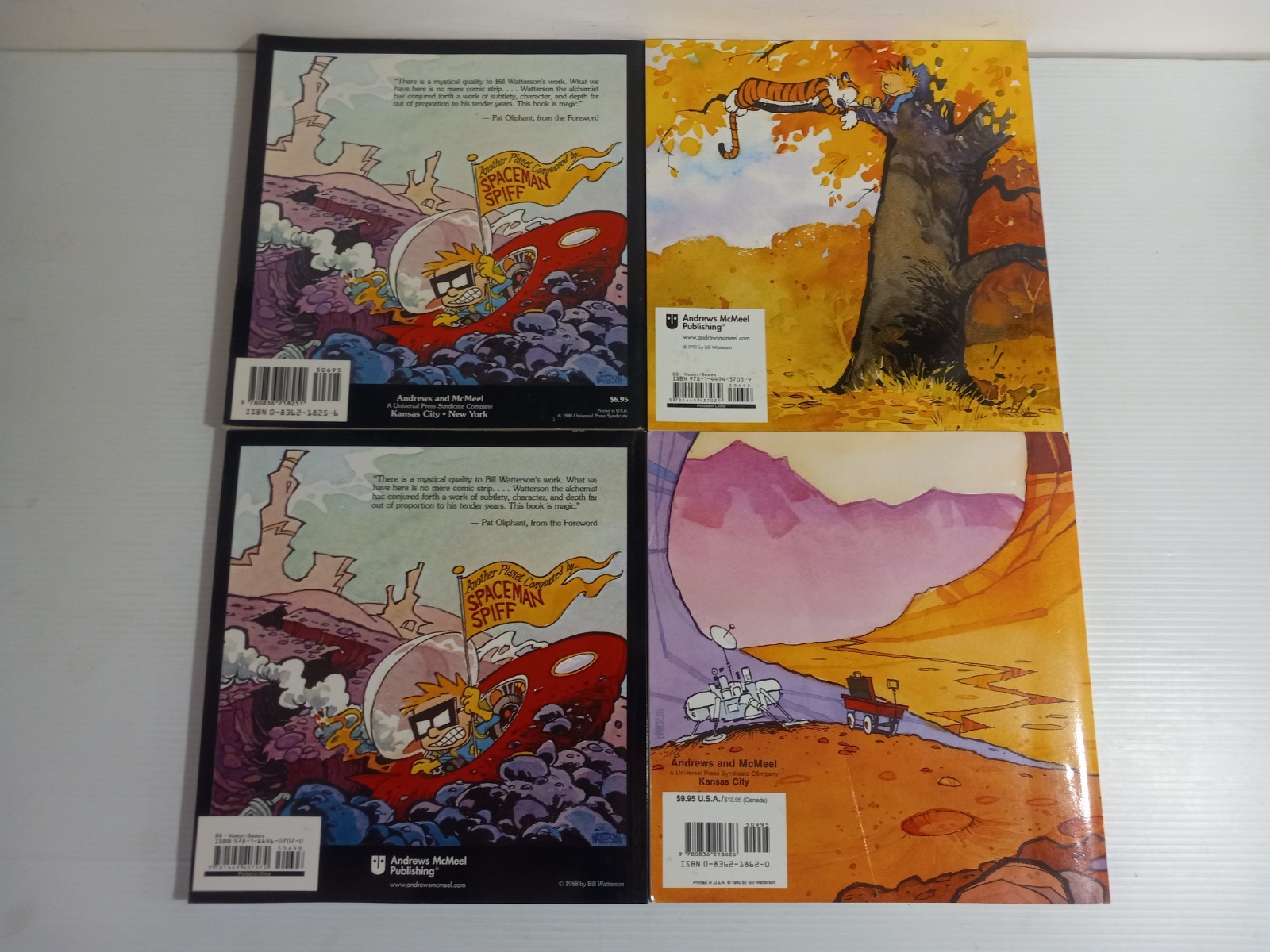 Calvin & Hobbes LOT of 6 Books Paperback Bill Watterson Cartoon