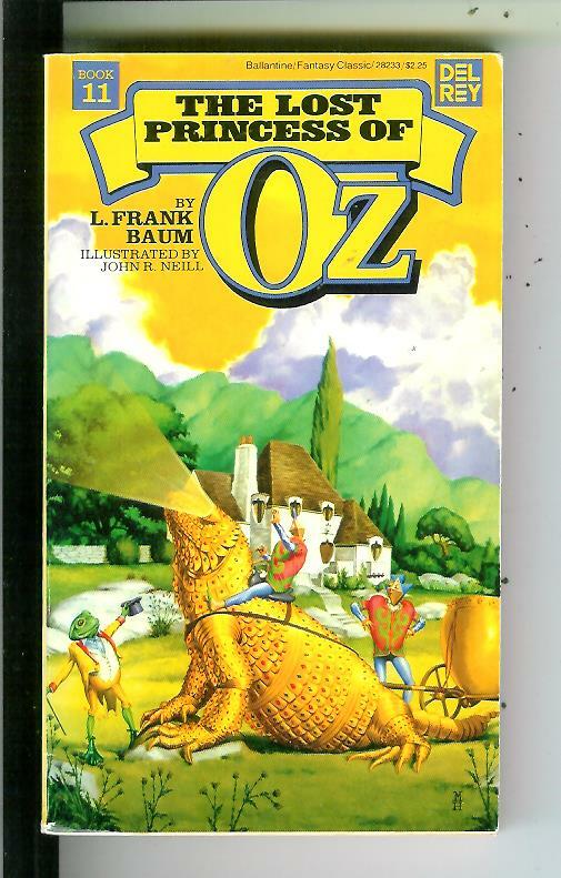 OZ #11: THE LOST PRINCESS OF OZ by Baum, Del Rey #28233 fantasy vintage pb