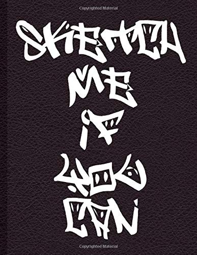 Blackbook Graffiti Sketchbook Blank Art Book with White Paper 279x216mm New