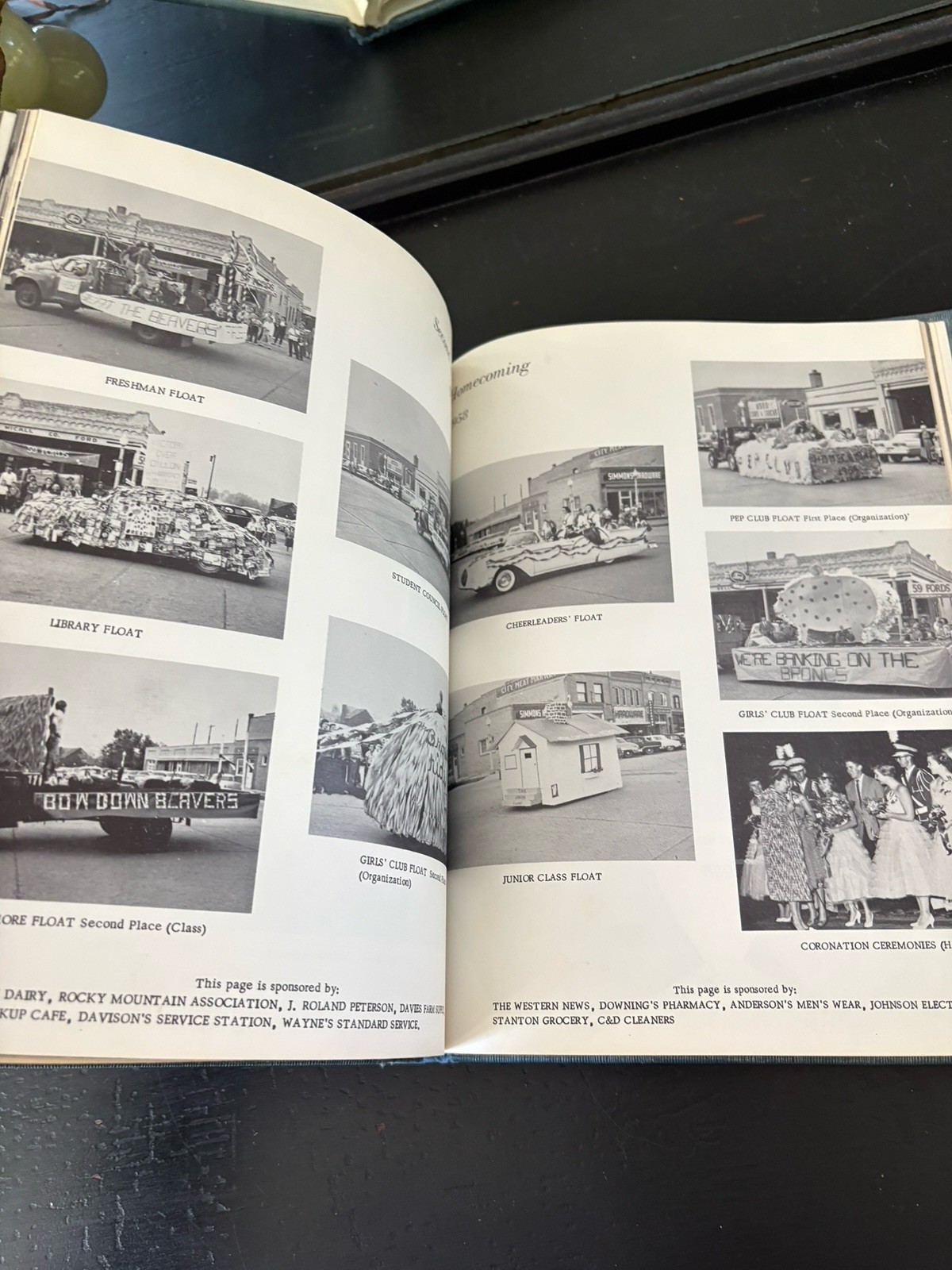 Vintage 1959 Hamilton High School Nevada Yearbook