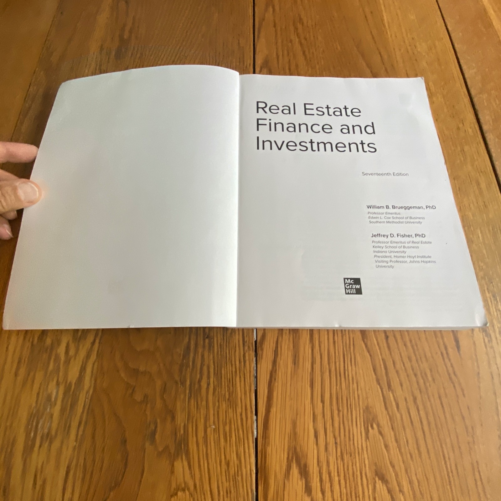 Real Estate Finance and Investments 17th Edition International Student Edition