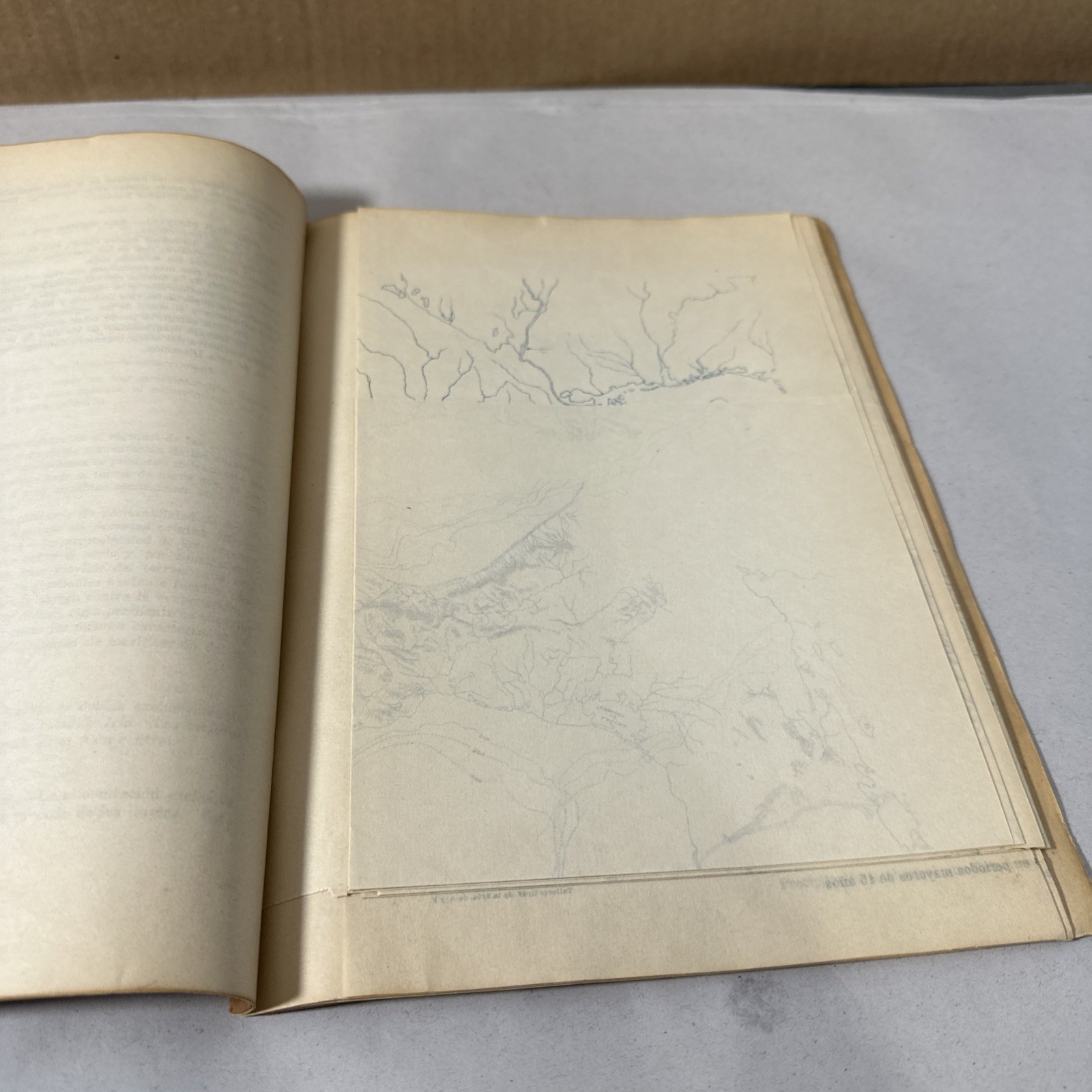 Estudio hidrologico de la Republica Mexicana 1936 Folding Maps Rare Book