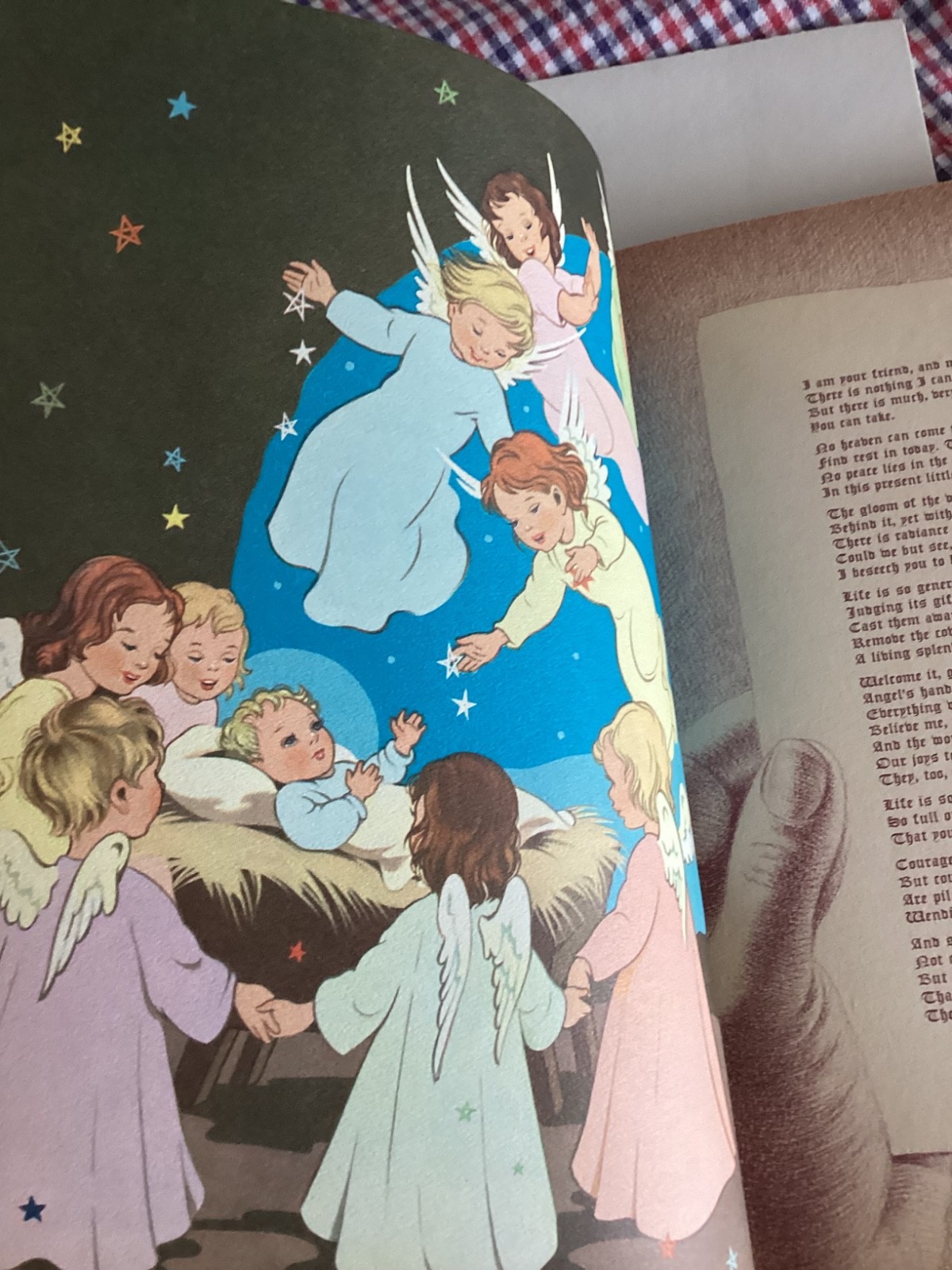 7 Ideals Christmas Magazines – 1955 – 1976 / Illustrations/ Poetry/ Vtg. Decor