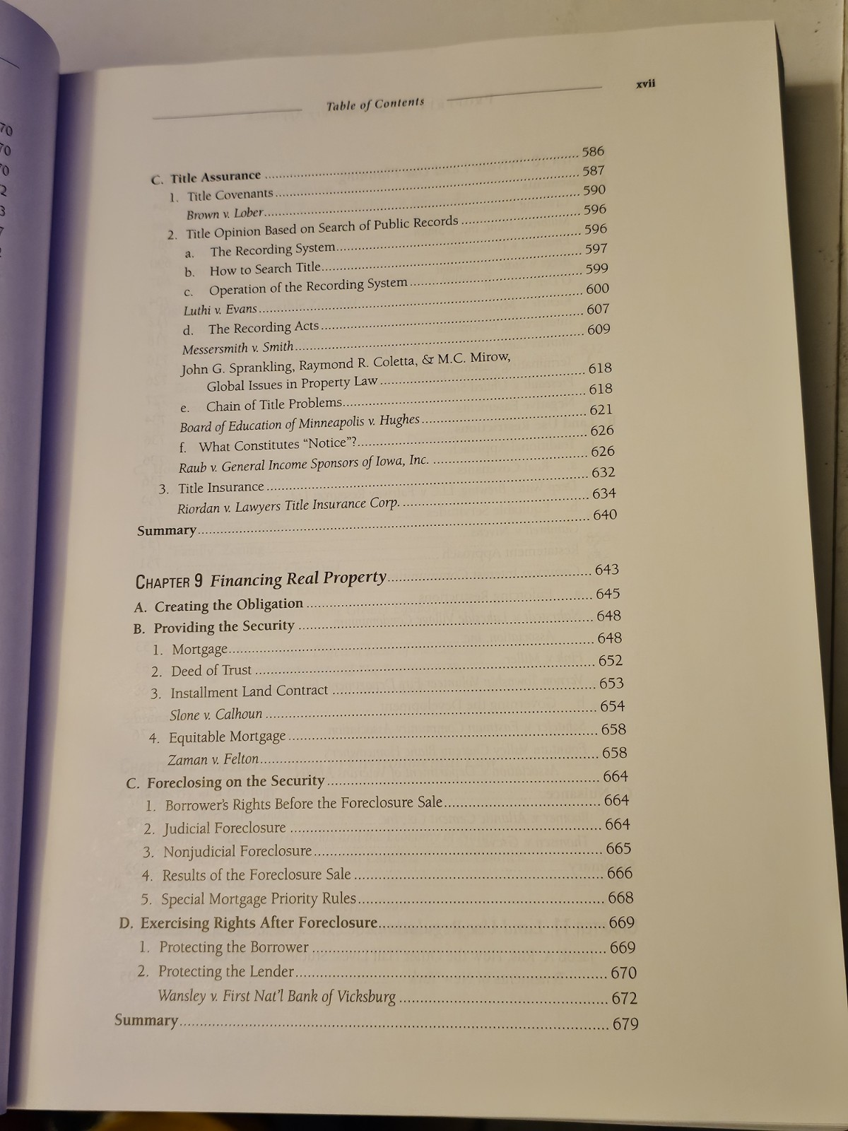 Property A Contemporary Approach 4th Edition Law School Textbook Sprankling