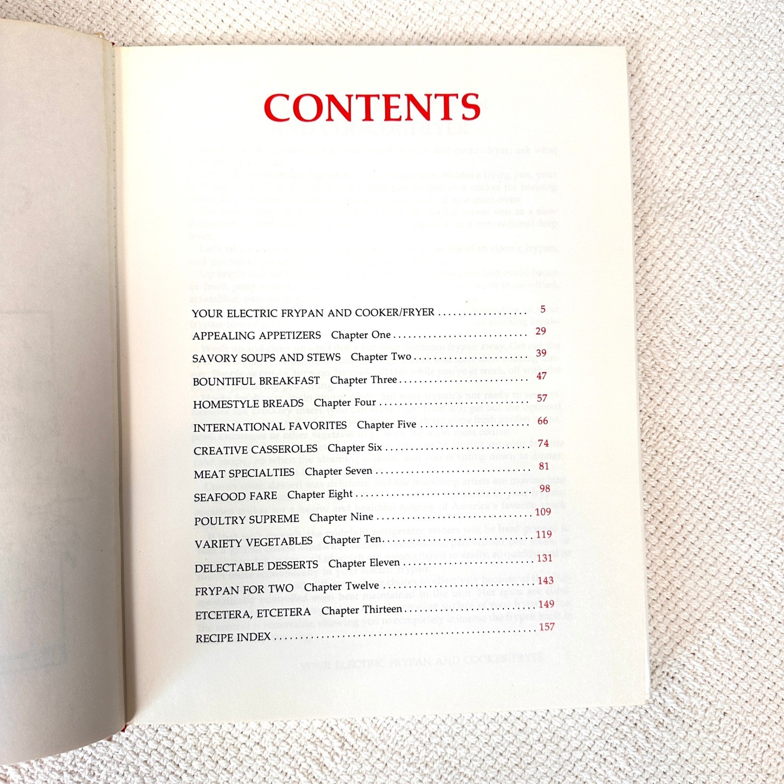 VTG Sunbeam The Cook and Serve Book Electric Frypan Recipes Hardcover Retro