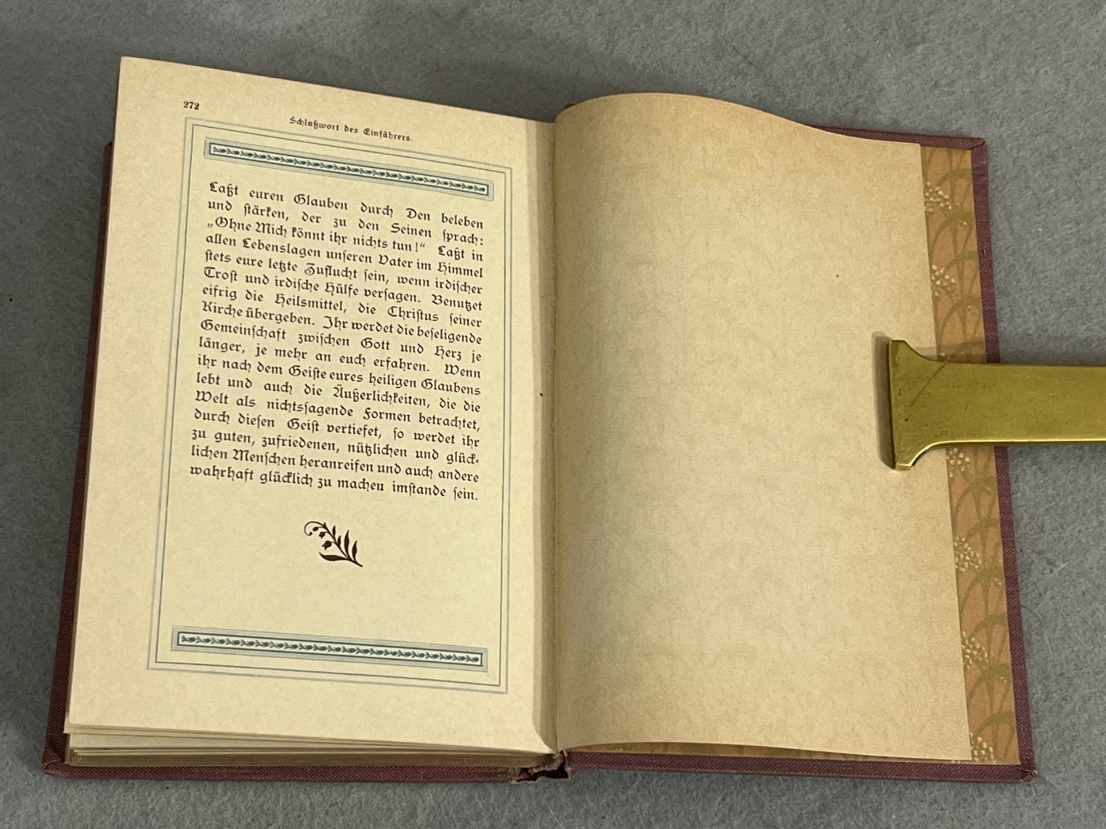 Antique Decorative German Book Girl’s Guide to Life Marie von Lindeman c. 1890s