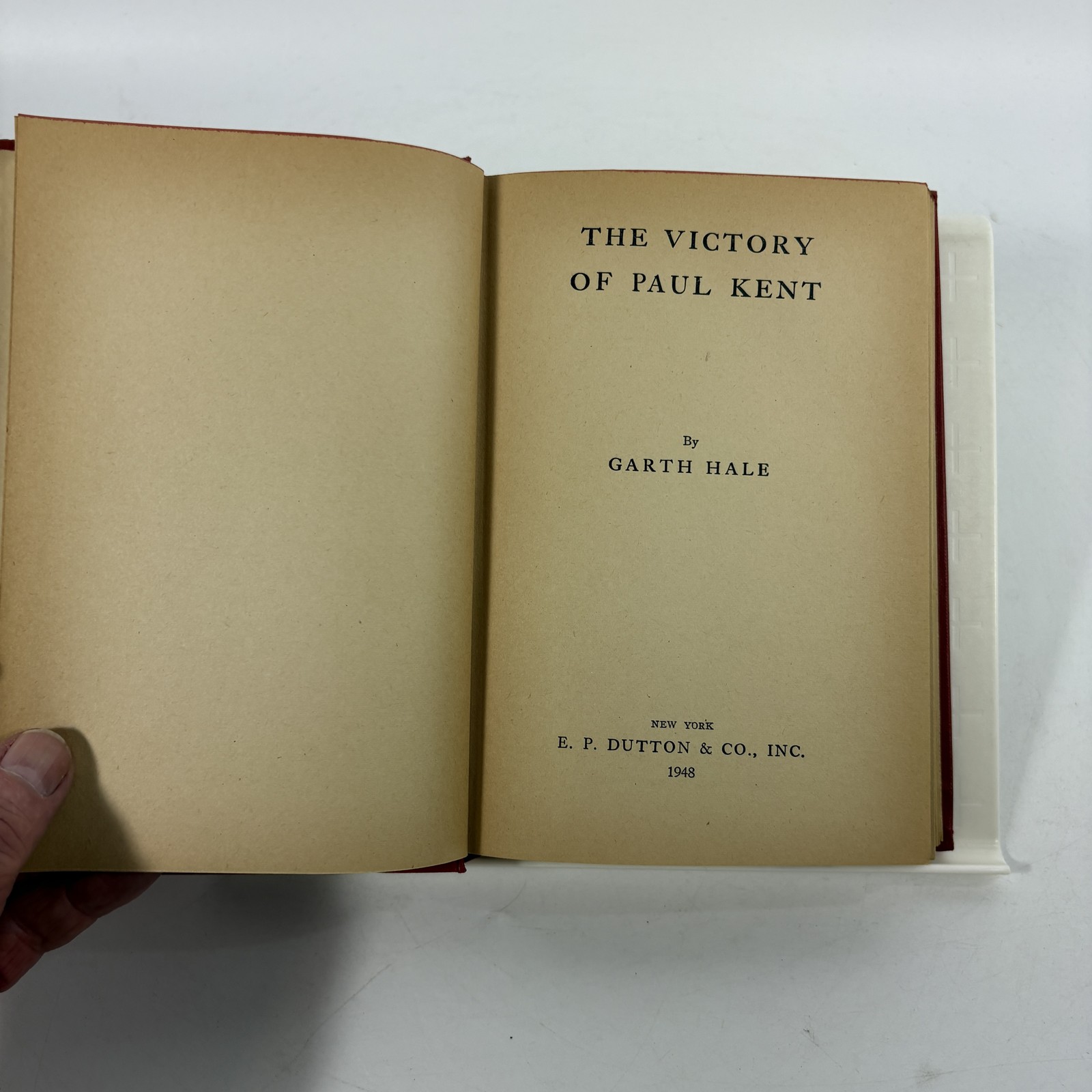 The Victory of Paul Kent Garth Hale 1948 Fiction E.P. Dutton