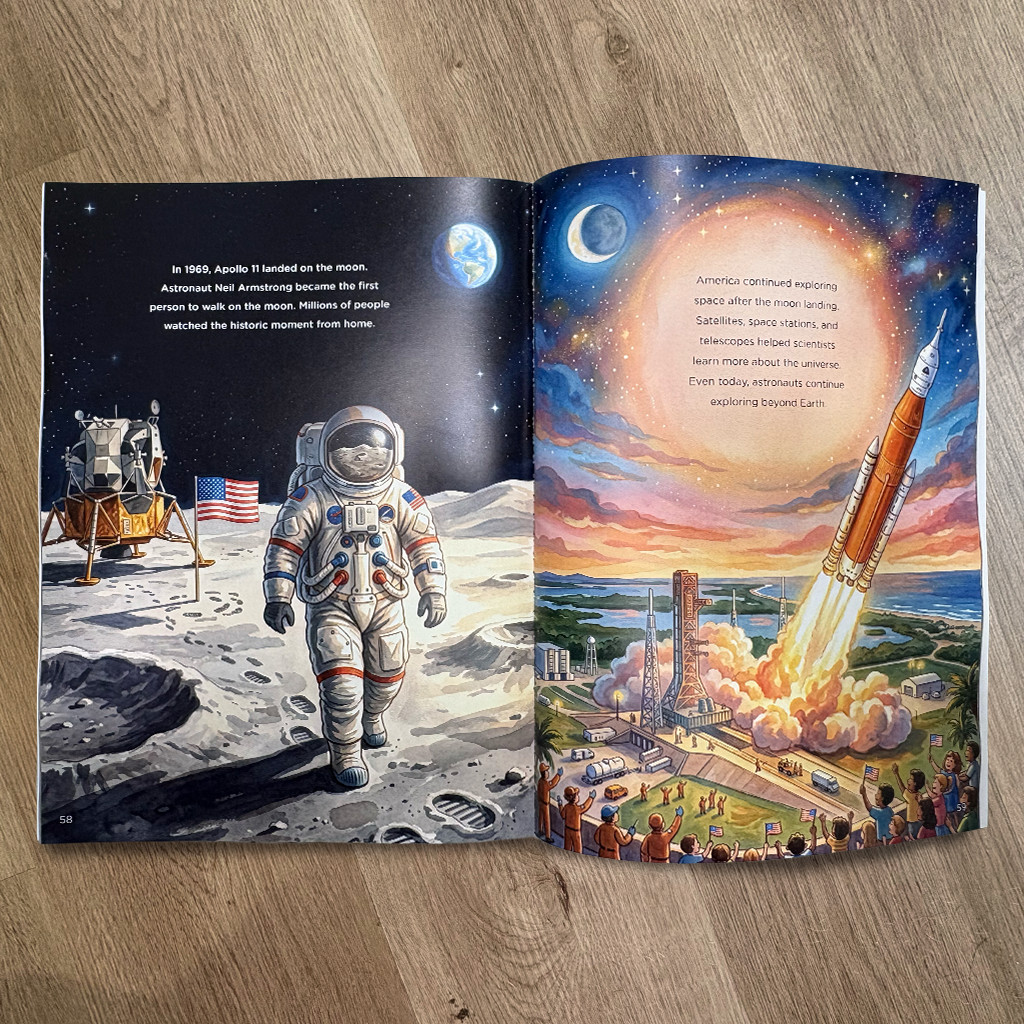 America’s 250th Anniversary for Kids (Softcover Book)