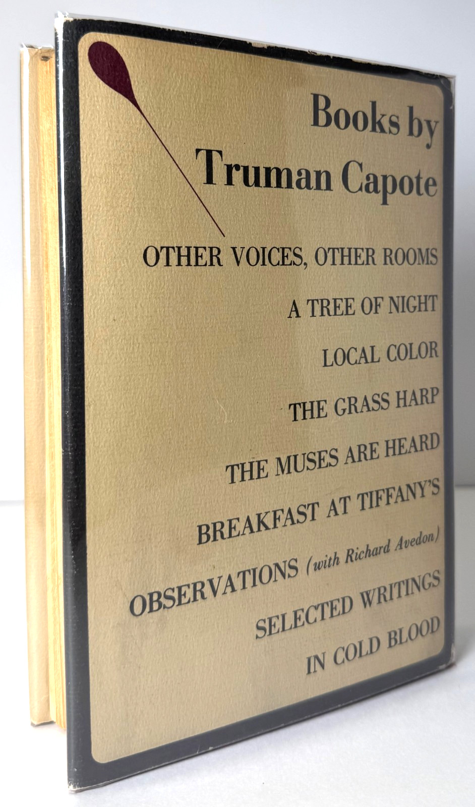 In Cold Blood, Truman Capote 1965 1st edition 1st printing in Mylar