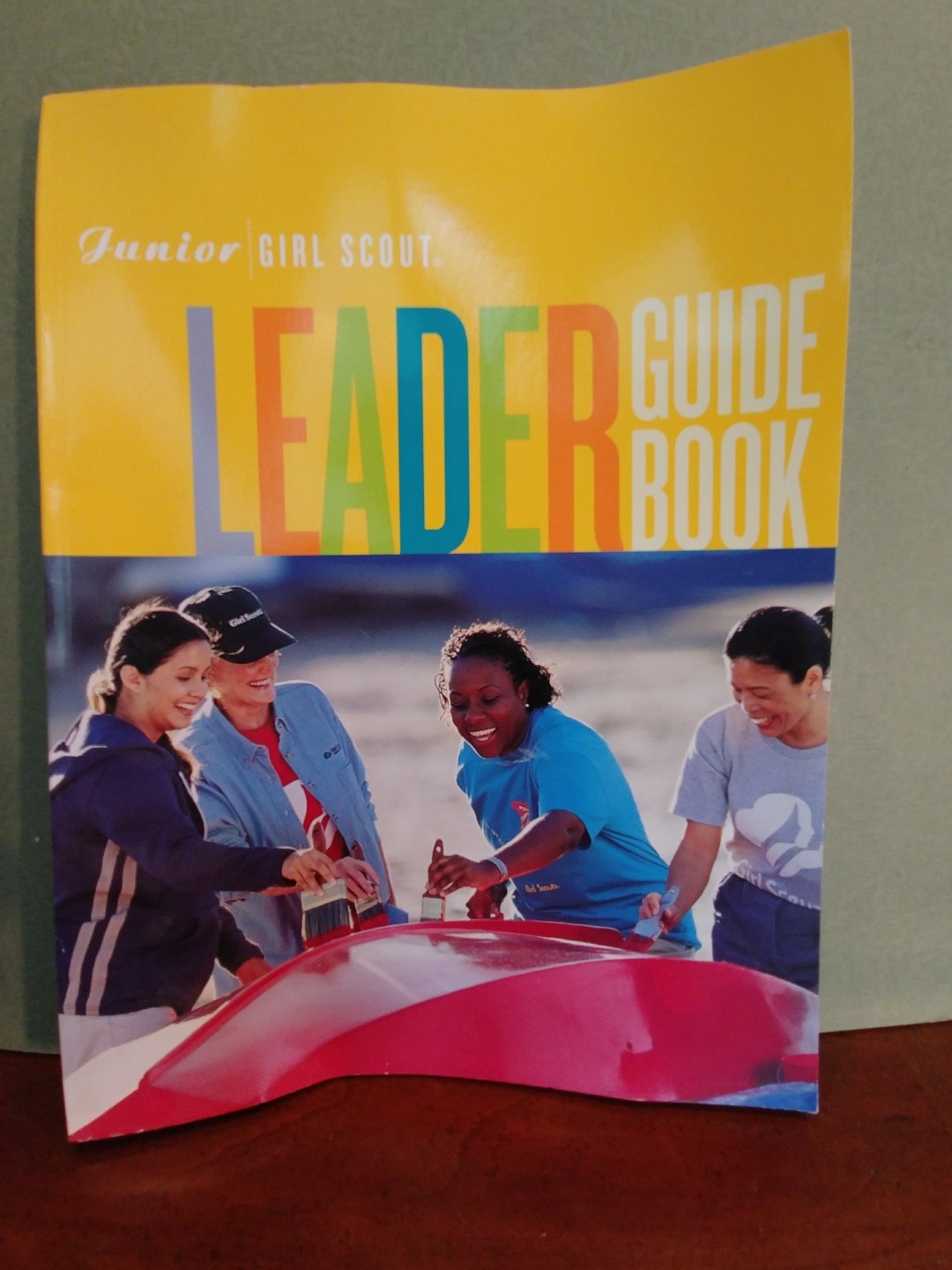 Junior Girl Scout Leader Guide Book by GSUSA Staff (2001, Stapled) new 