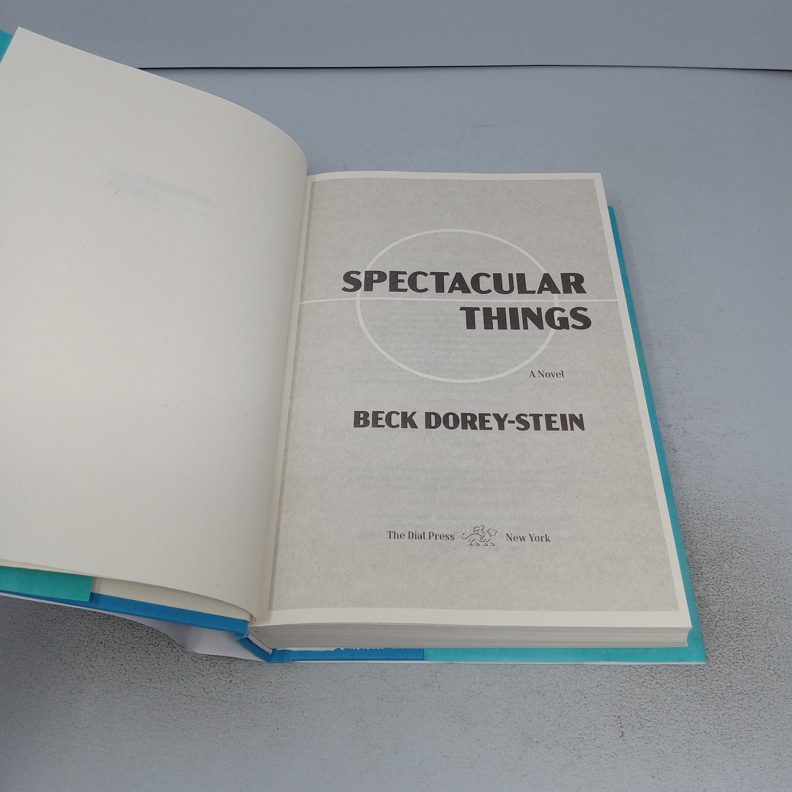 Spectacular Things: A Novel 2025 The Dial Press Hardcover by Beck Dorey-Stein
