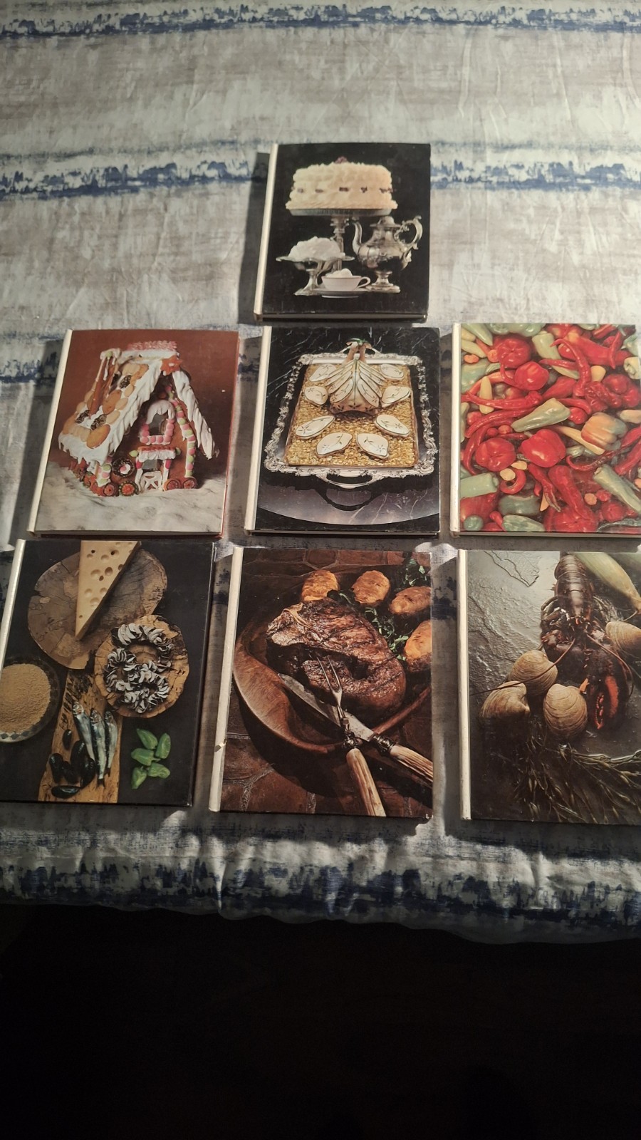 (7)Time-Life Foods of the World American Cooking Hardcover Cookbook Lot, Volumes