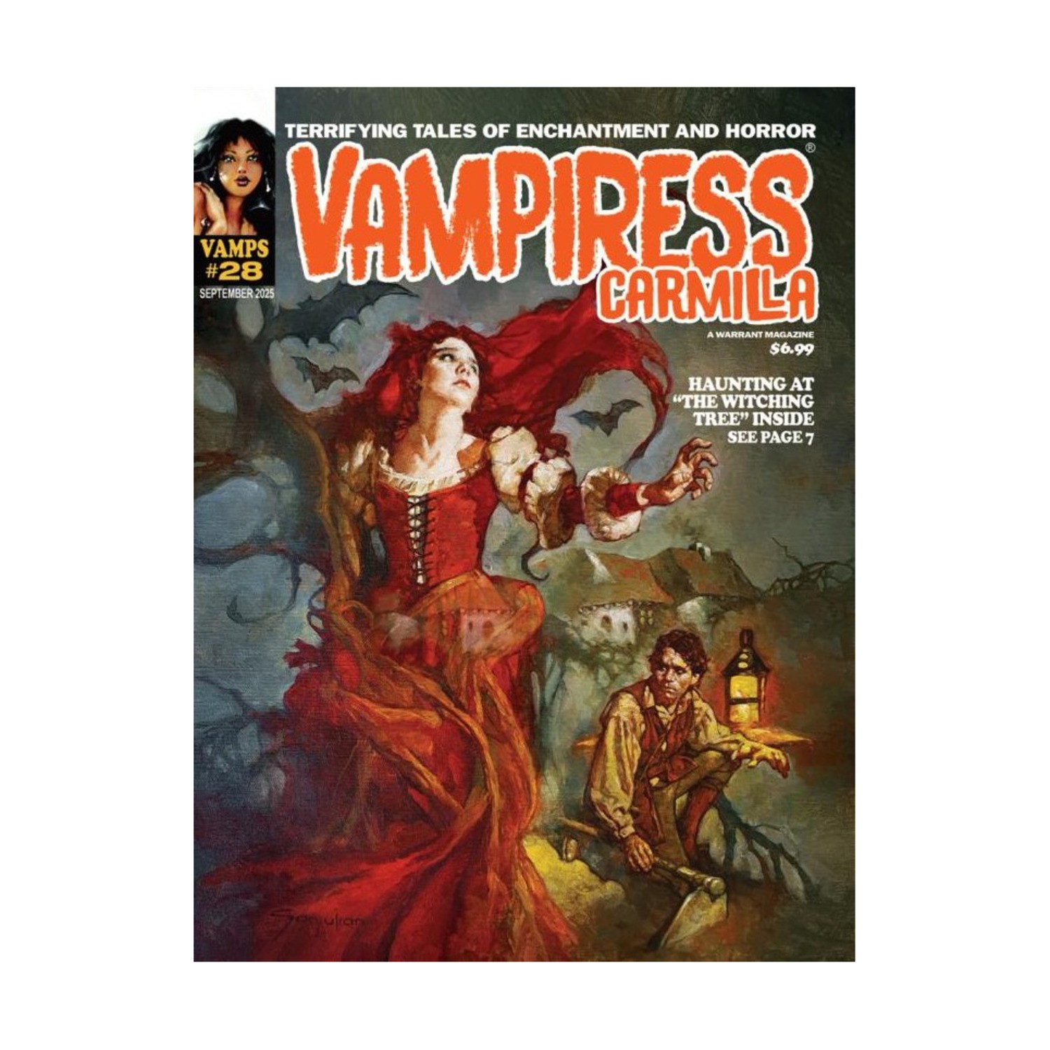 Warrant Magazine #28 “Haunting at the Witching Tree Inside” Mag New
