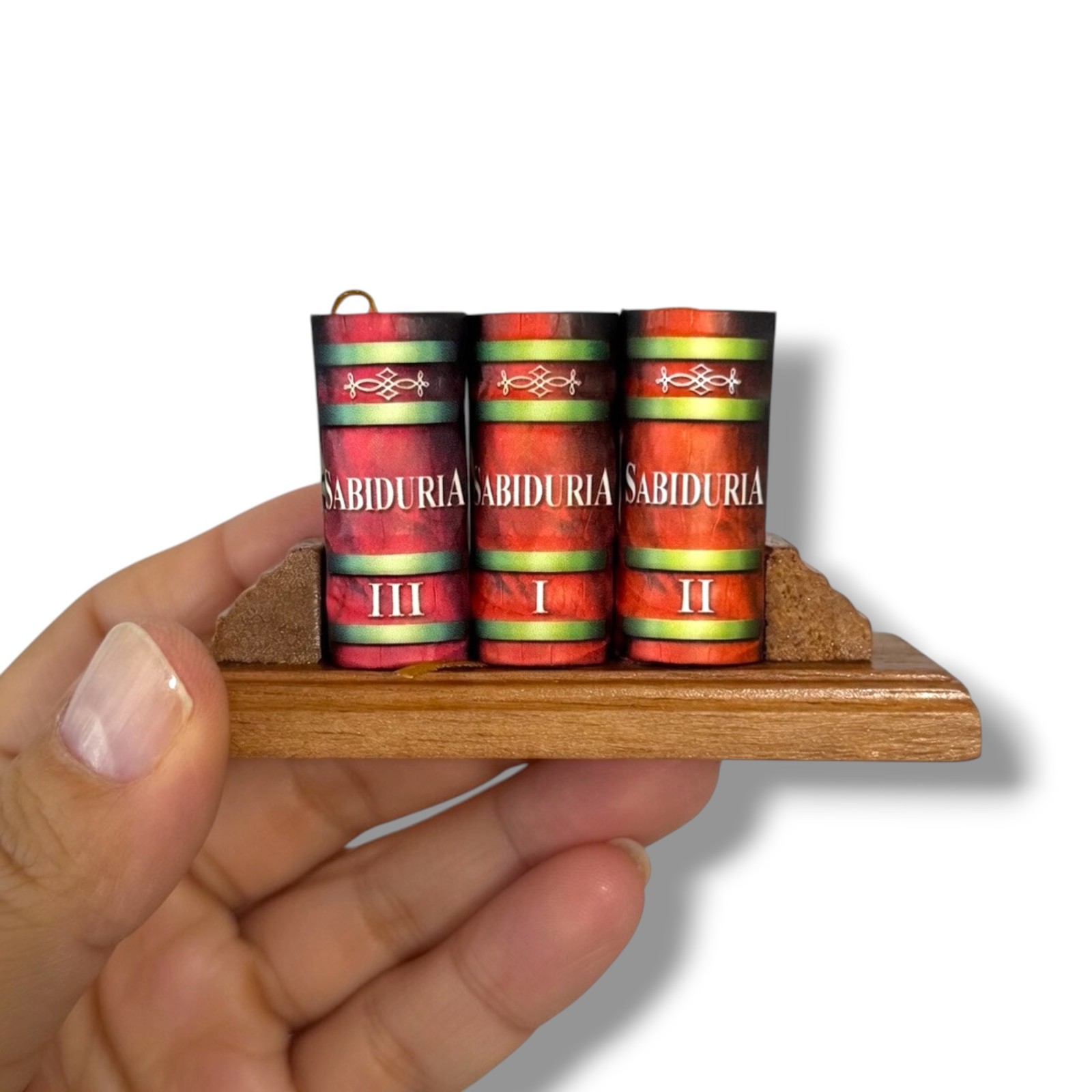 Sabiduria tiny books set with stand in Spanish hardcover 900 pages easy read