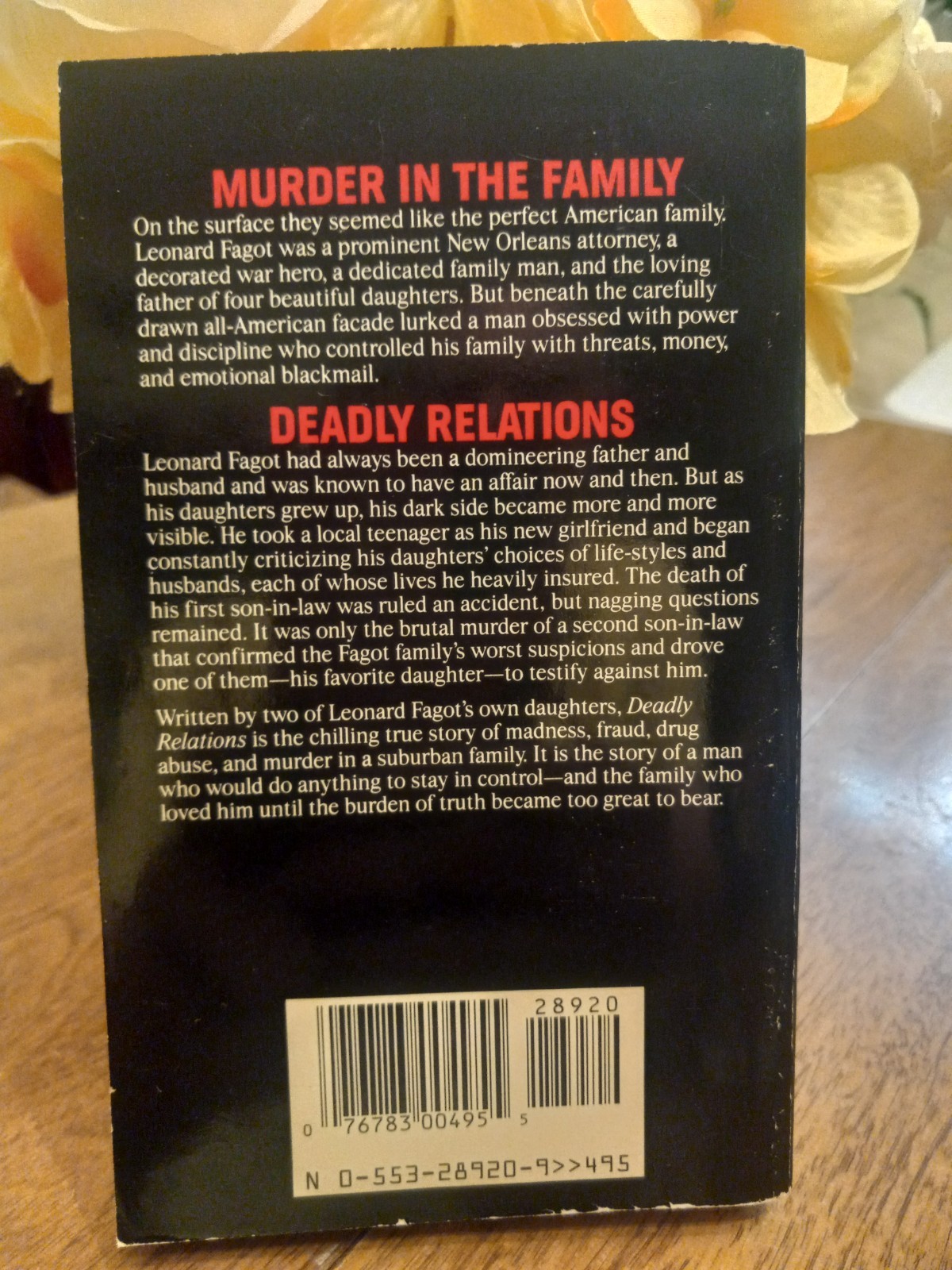 DEADLY RELATIONS By Carol Donahue And Shirley Hall Bantam True Crime Paperback